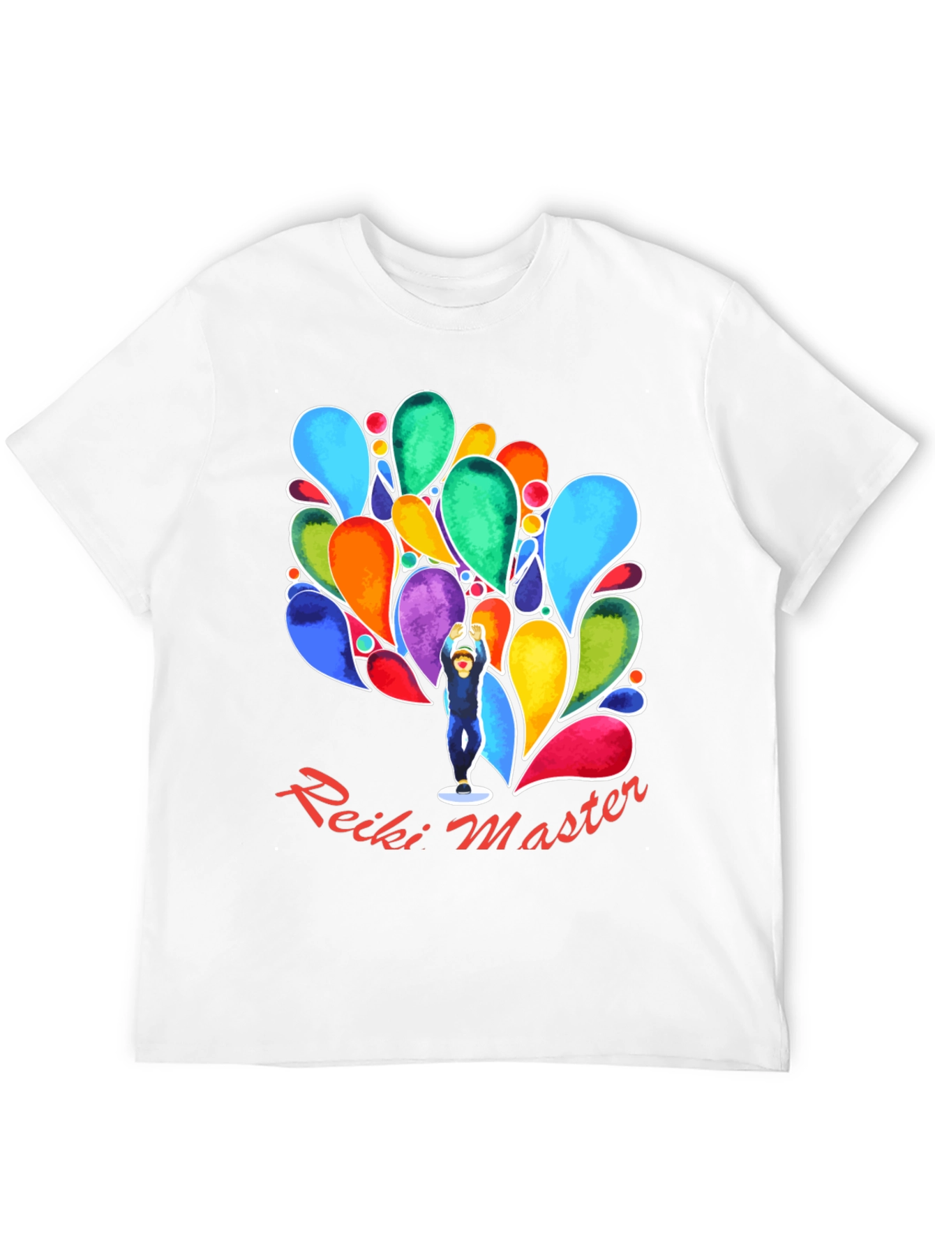 Reiki Master Black T-Shirt - Energy Healing Spiritual Tee