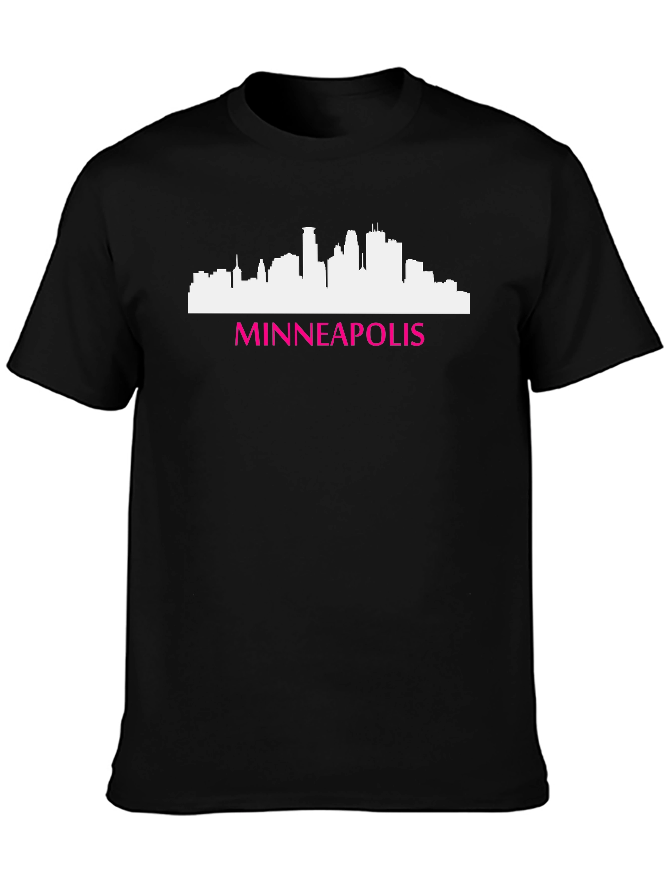 Minneapolis Skyline Graphic Tee - Soft Cotton Shirt