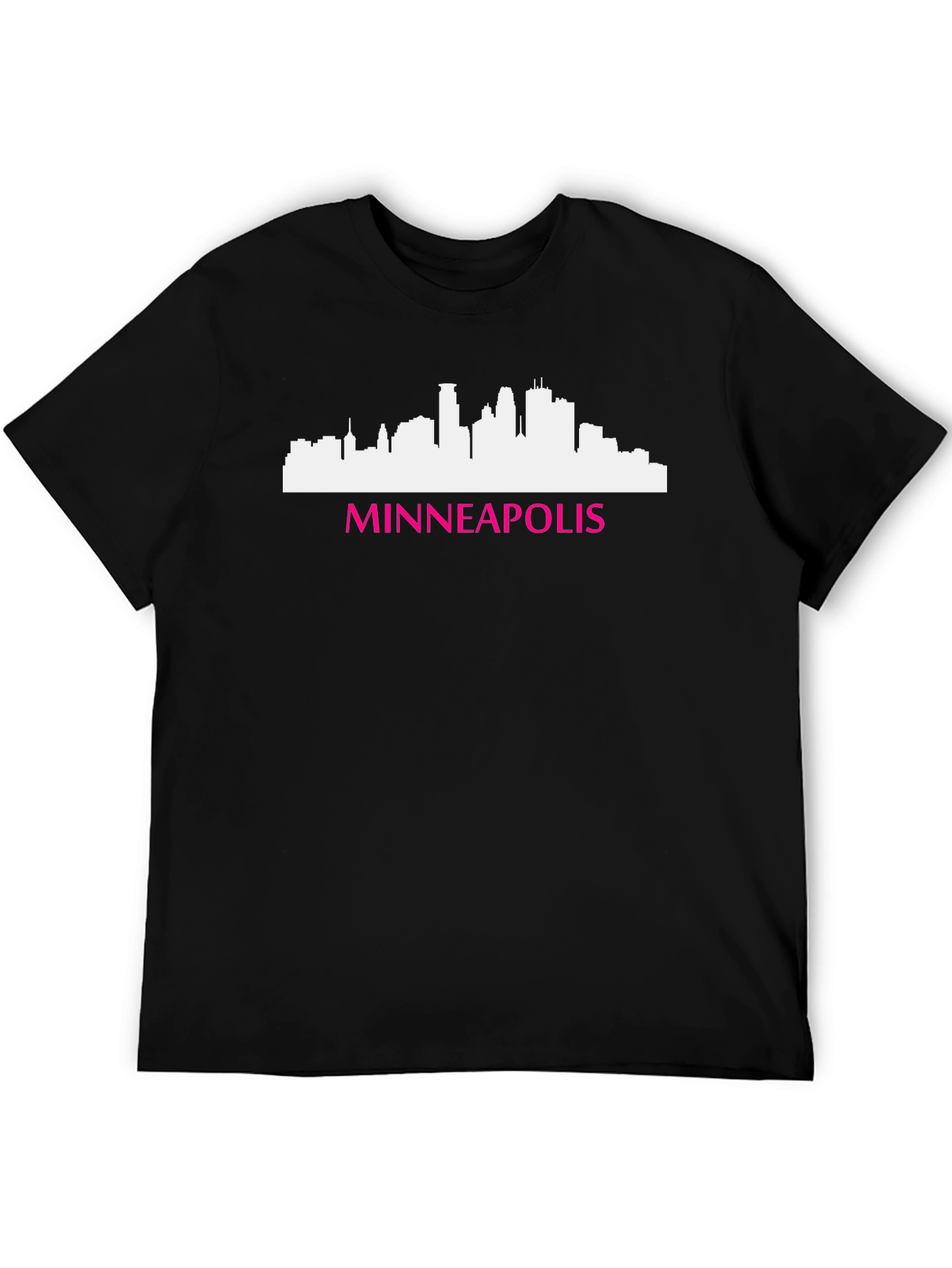 Minneapolis Skyline Graphic Tee - Soft Cotton Shirt