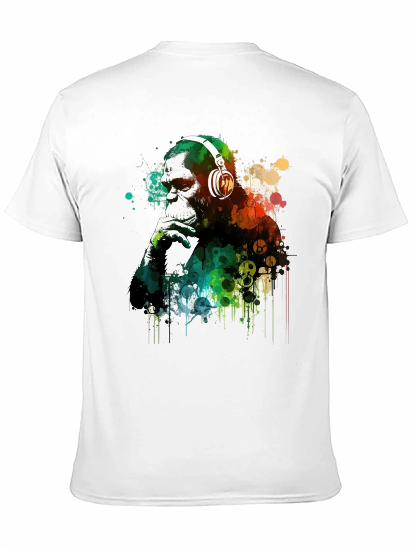 Monkey DJ Graphic T-Shirt