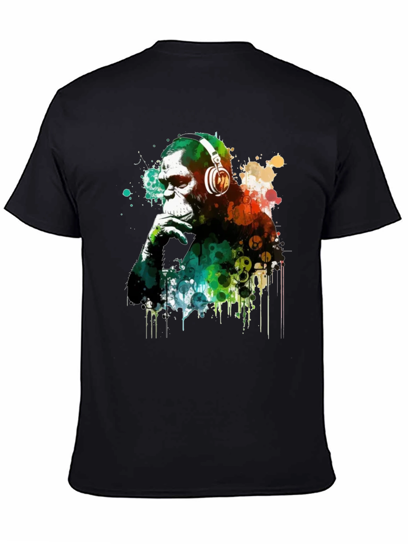 Monkey DJ Graphic T-Shirt