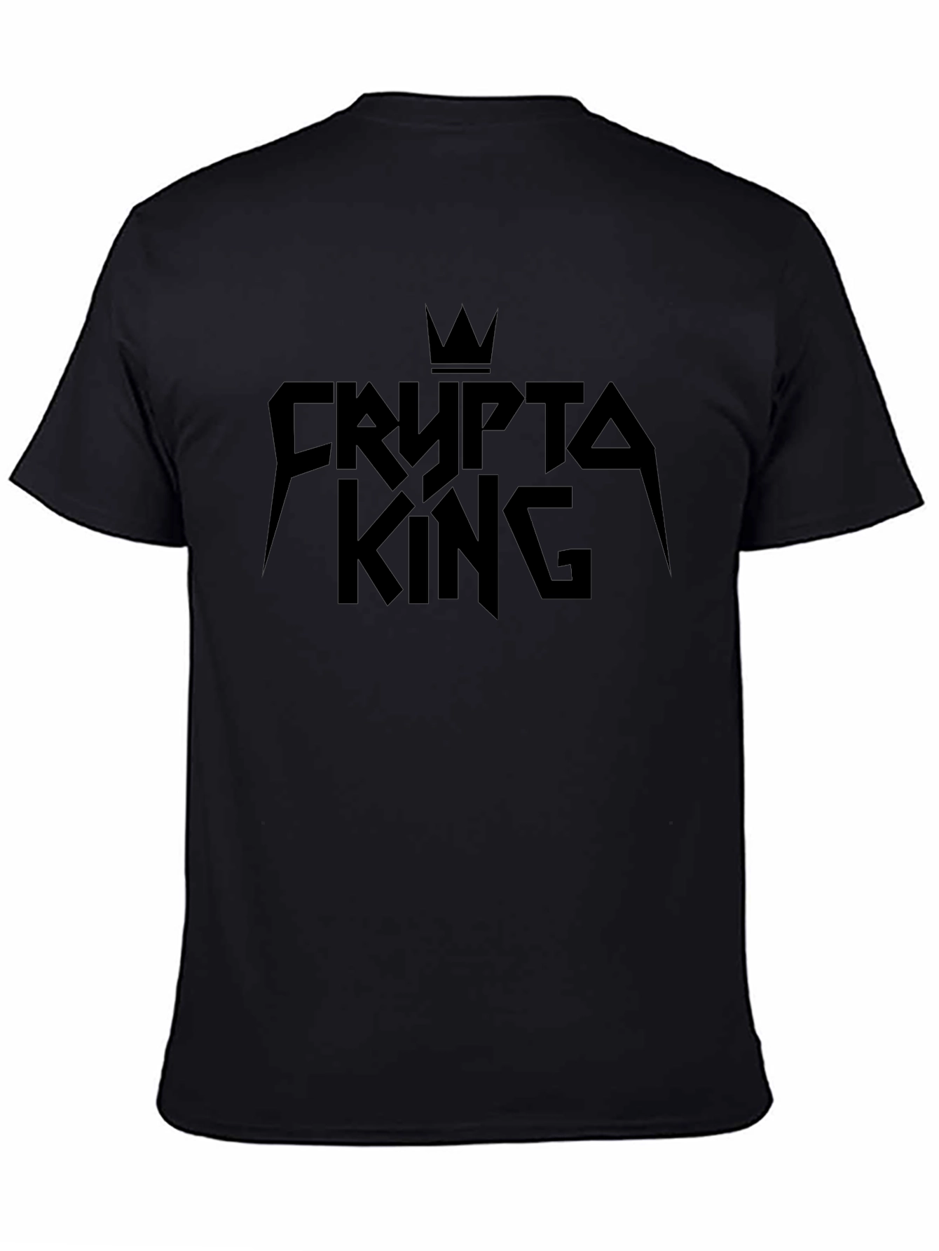 Crypto King Black Graphic Tee