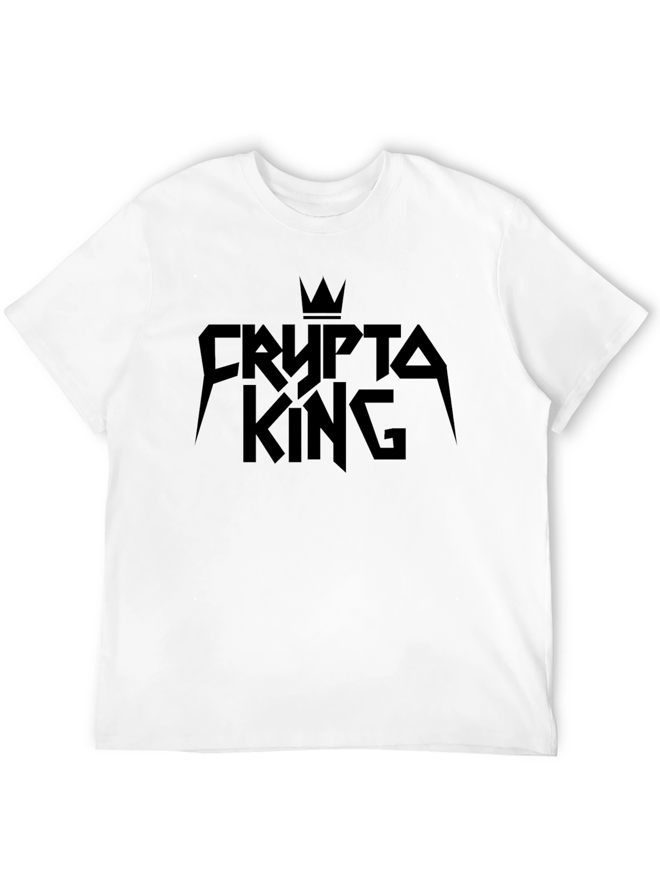 Crypto King Black Graphic Tee