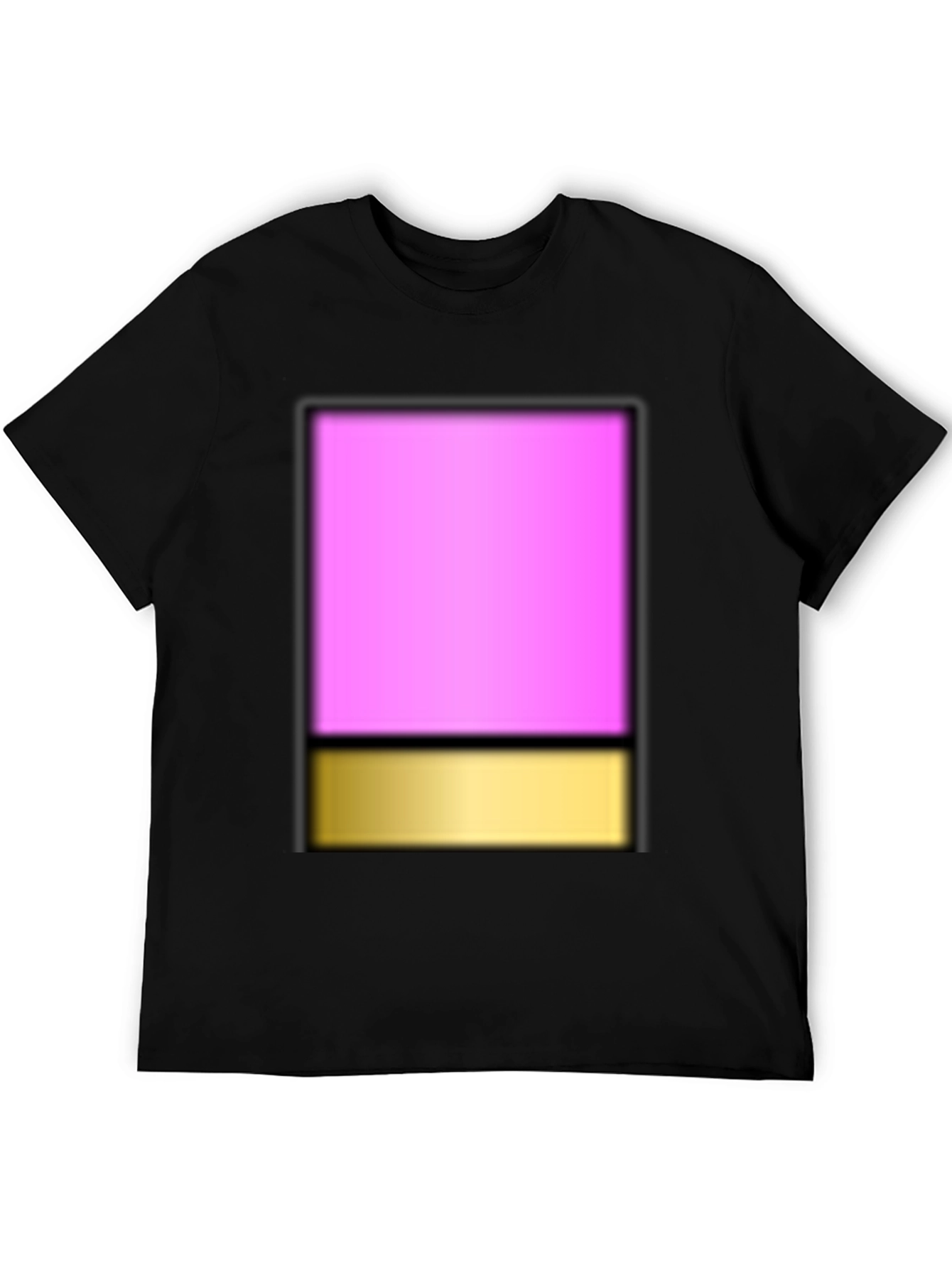Modern Pink & Gold Block T-Shirt