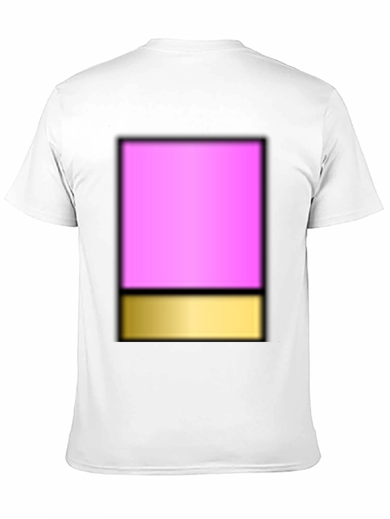 Modern Pink & Gold Block T-Shirt