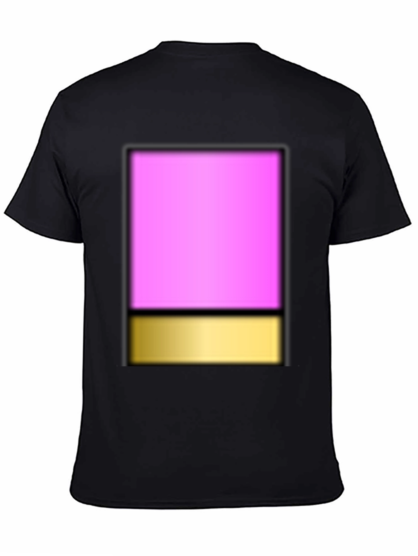 Modern Pink & Gold Block T-Shirt