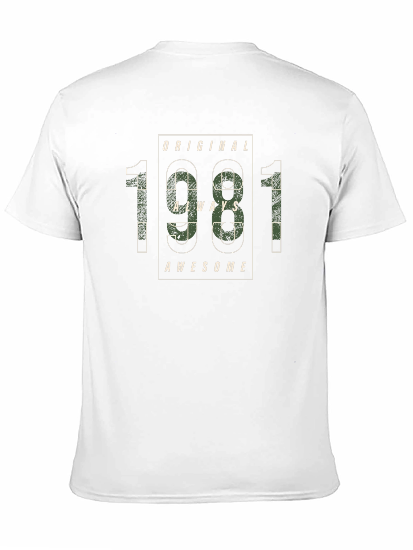 Original 1981 Always Awesome Black T-Shirt