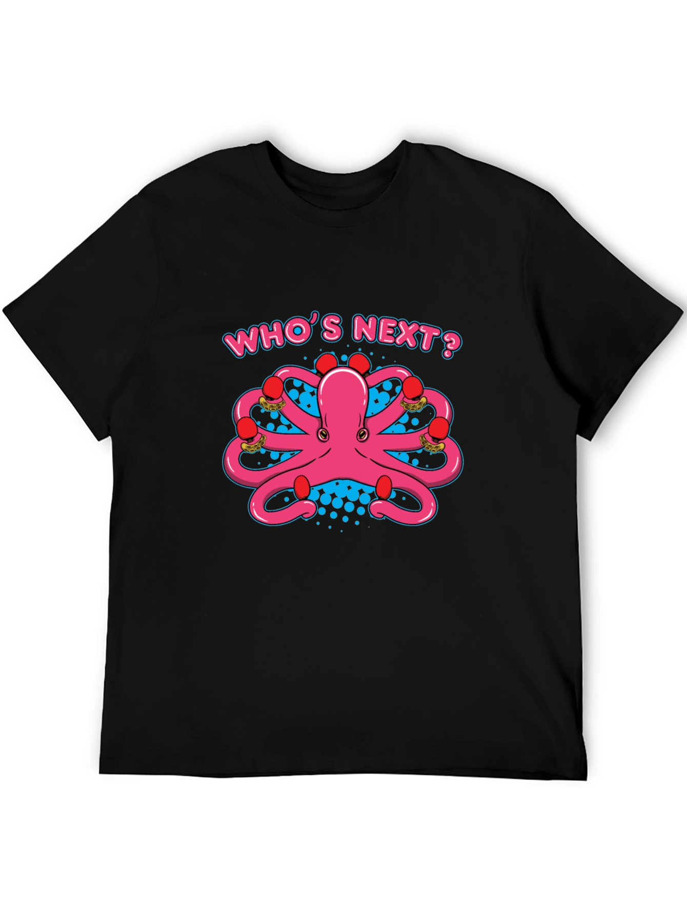 Octopus Boxer T-Shirt: Whos Next? Punchy Style