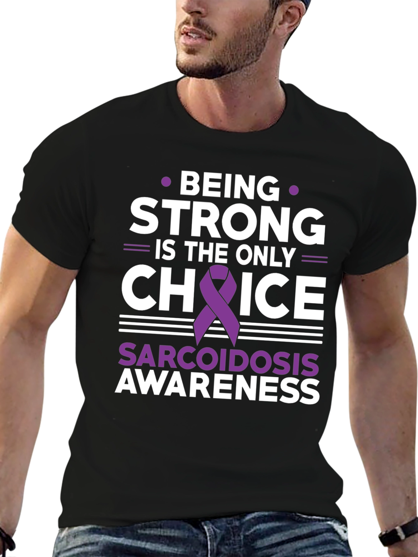 Sarcoidosis Awareness T-Shirt - Being Strong