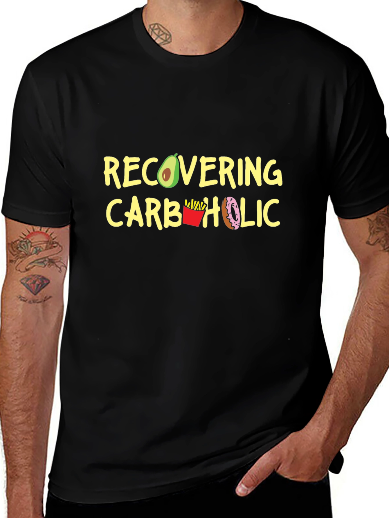 Recovering Carb-aholic Graphic T-Shirt