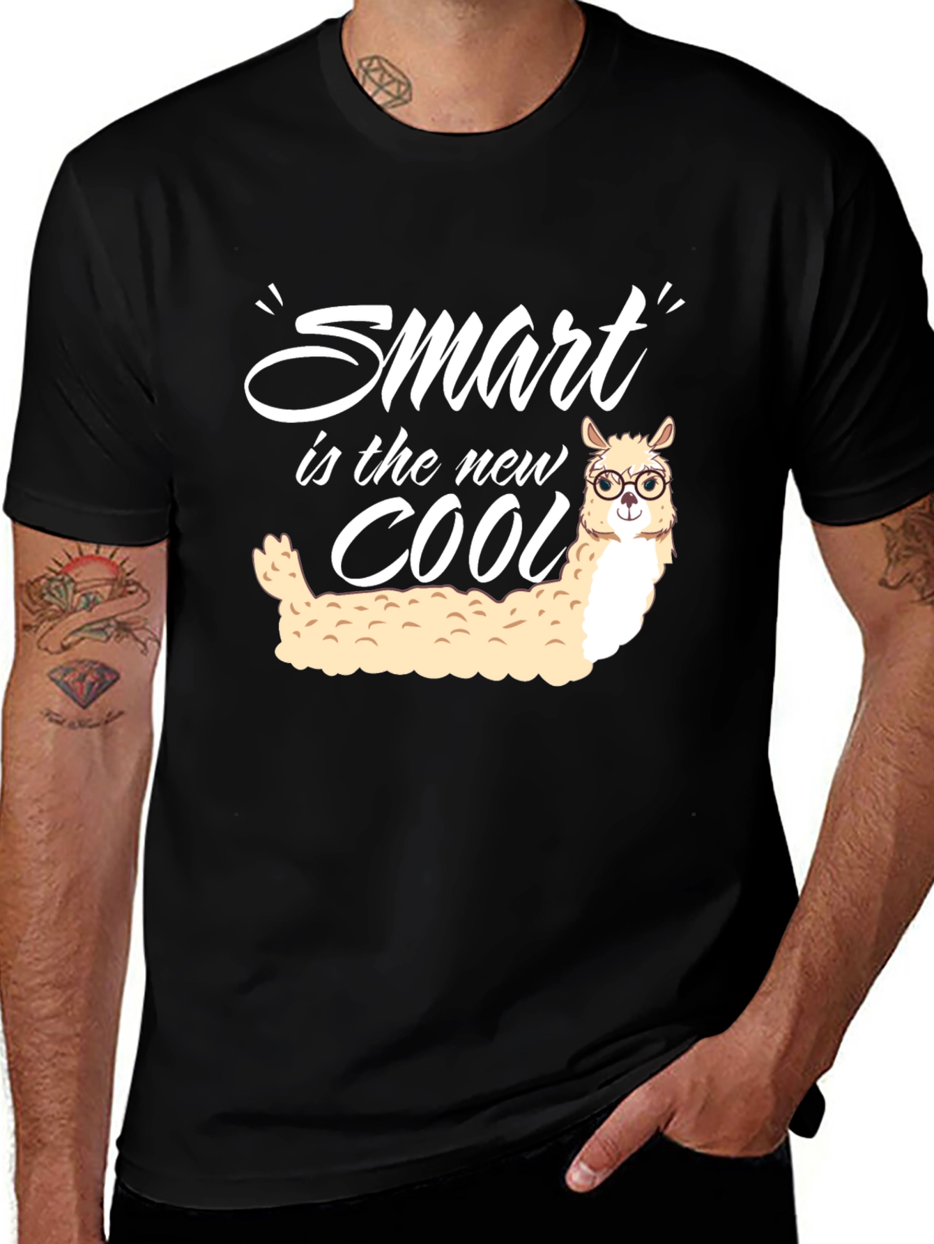 Smart is the New Cool Llama T-Shirt