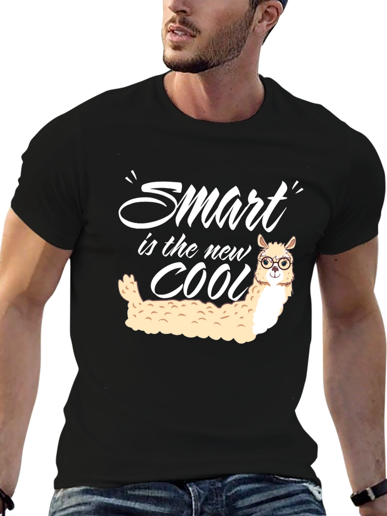 Smart is the New Cool Llama T-Shirt