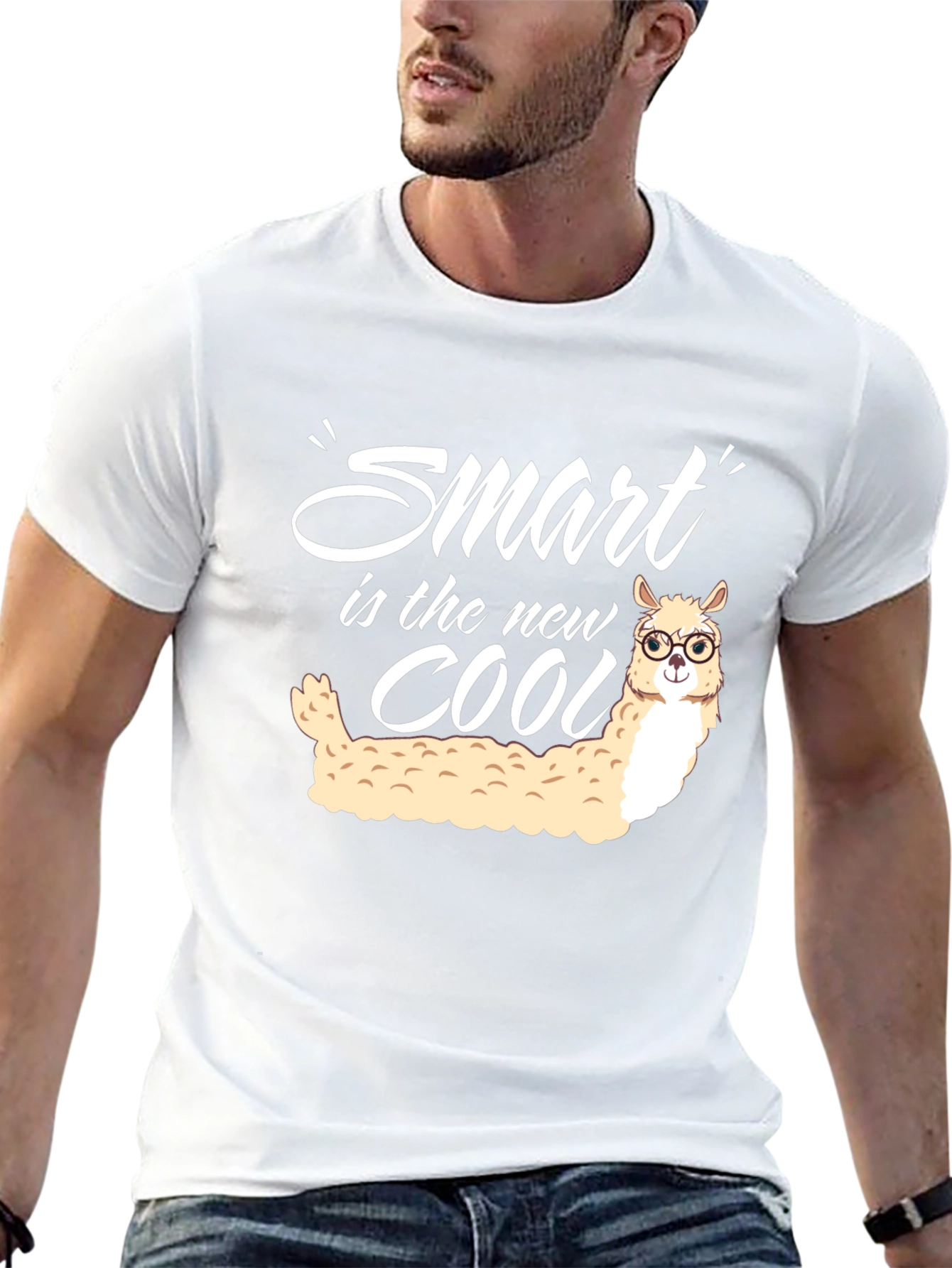 Smart is the New Cool Llama T-Shirt