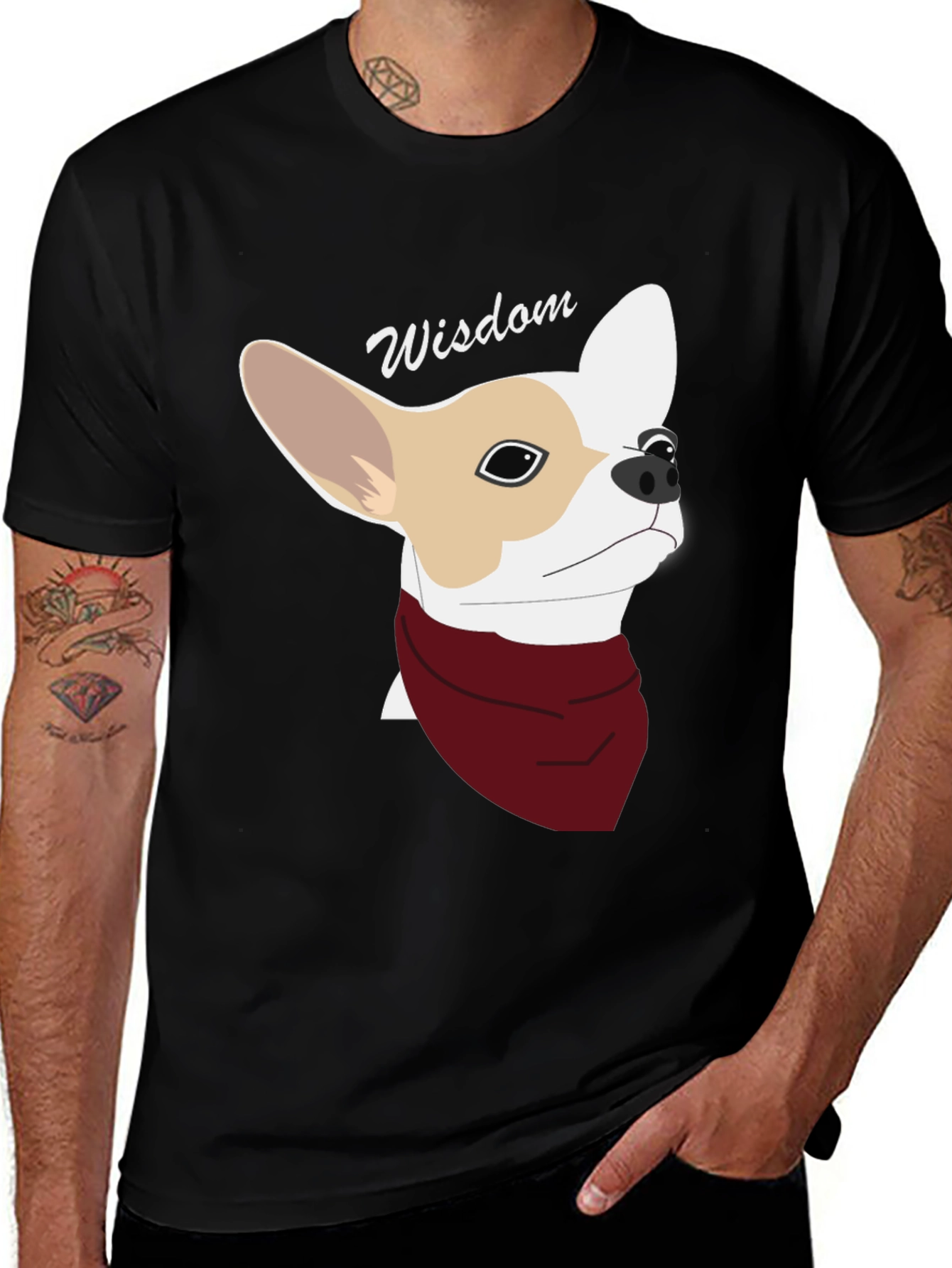 Wisdom Dog Graphic T-Shirt