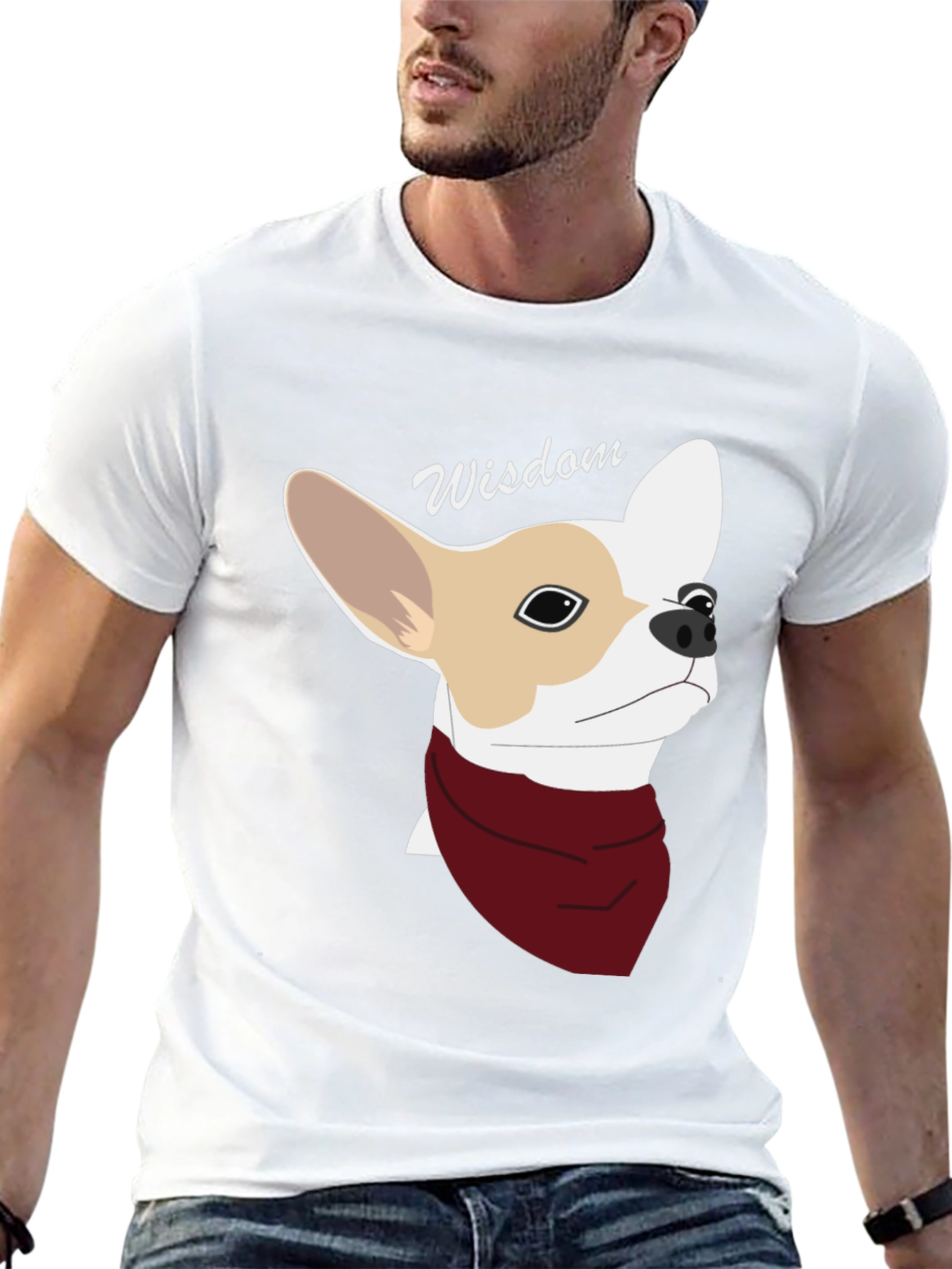 Wisdom Dog Graphic T-Shirt