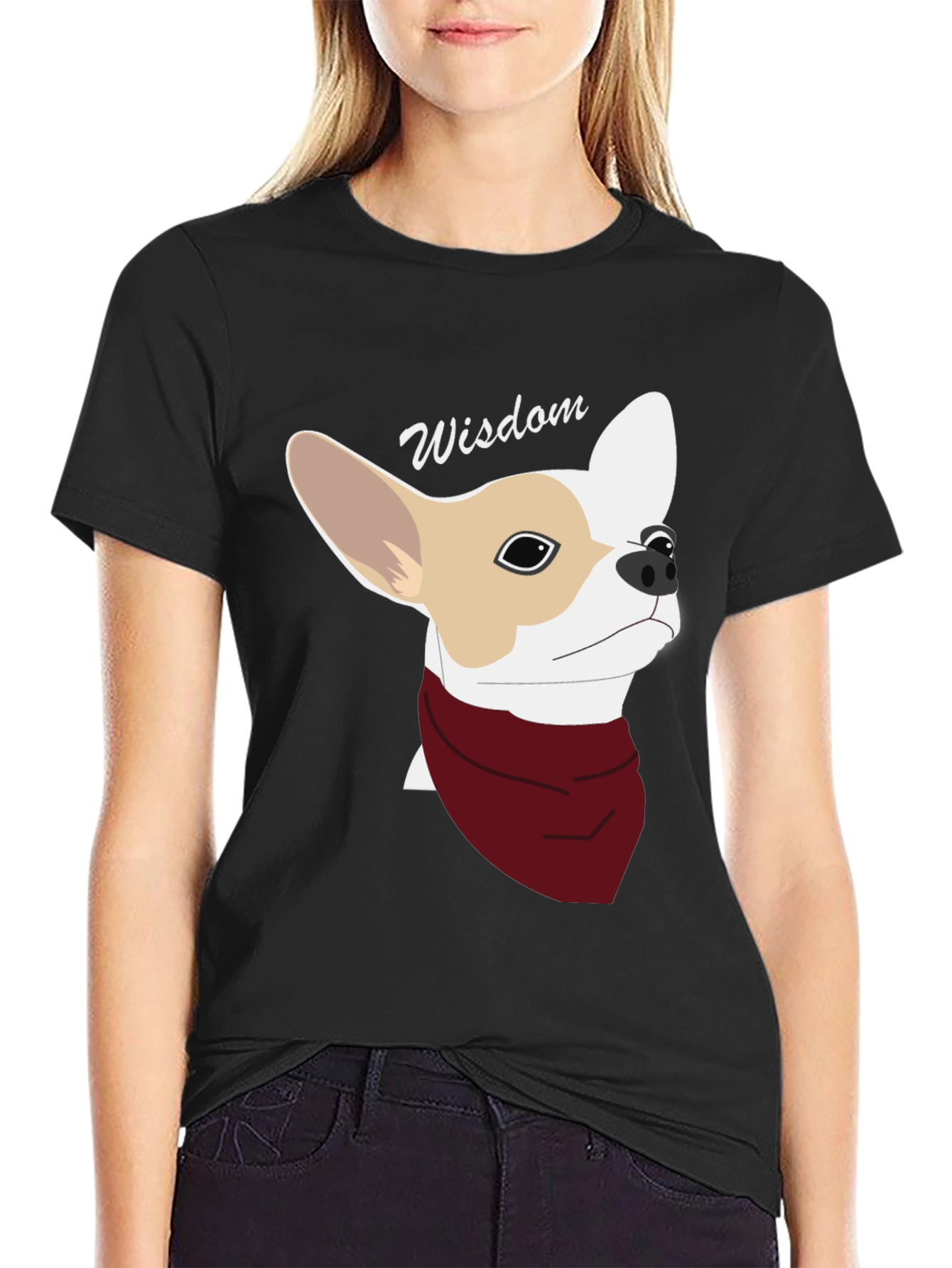 Wisdom Dog Graphic T-Shirt