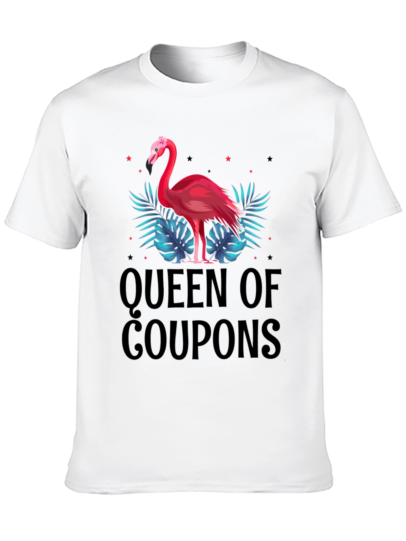Queen of Coupons Flamingo Graphic Tee