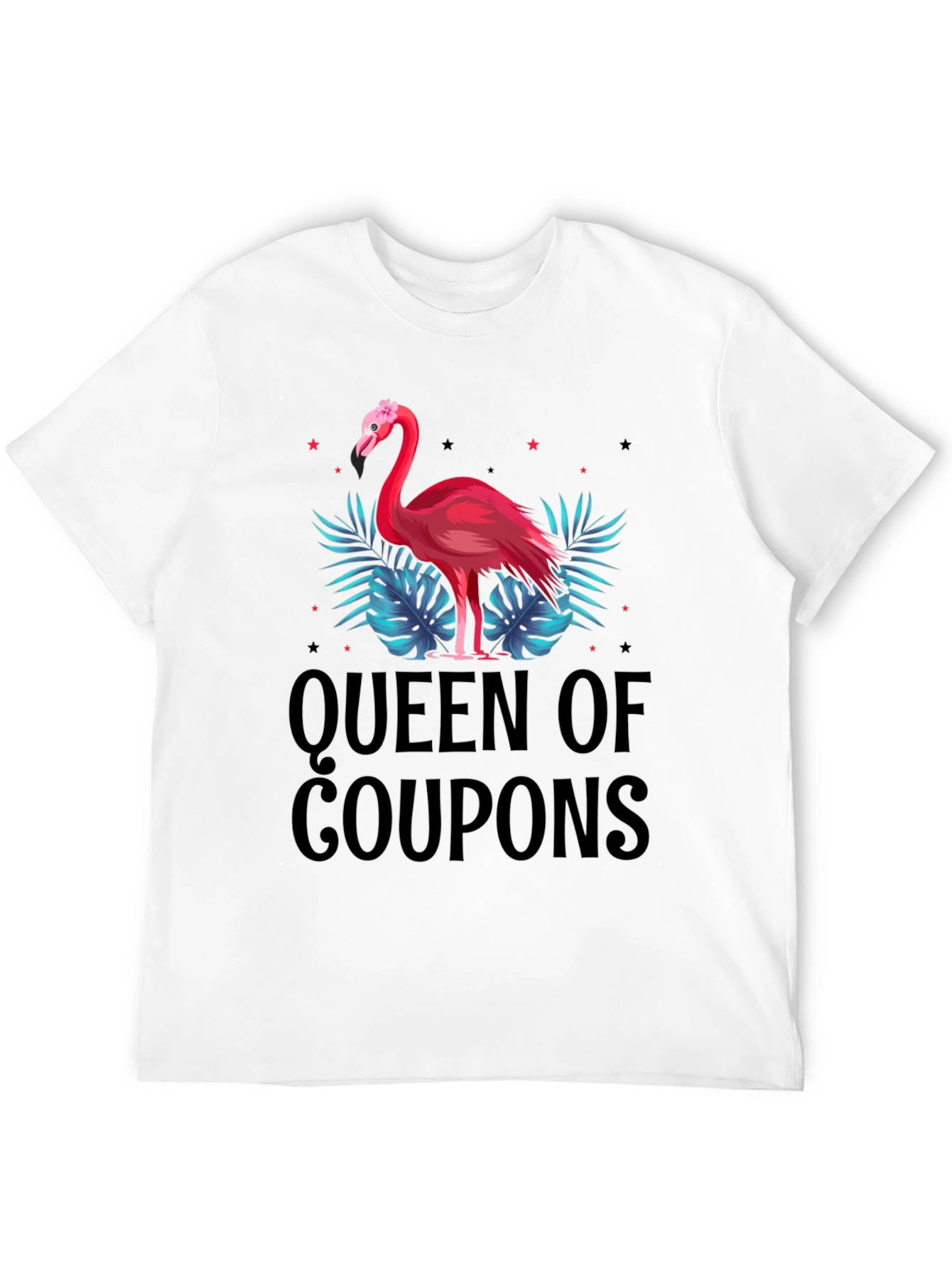 Queen of Coupons Flamingo Graphic Tee