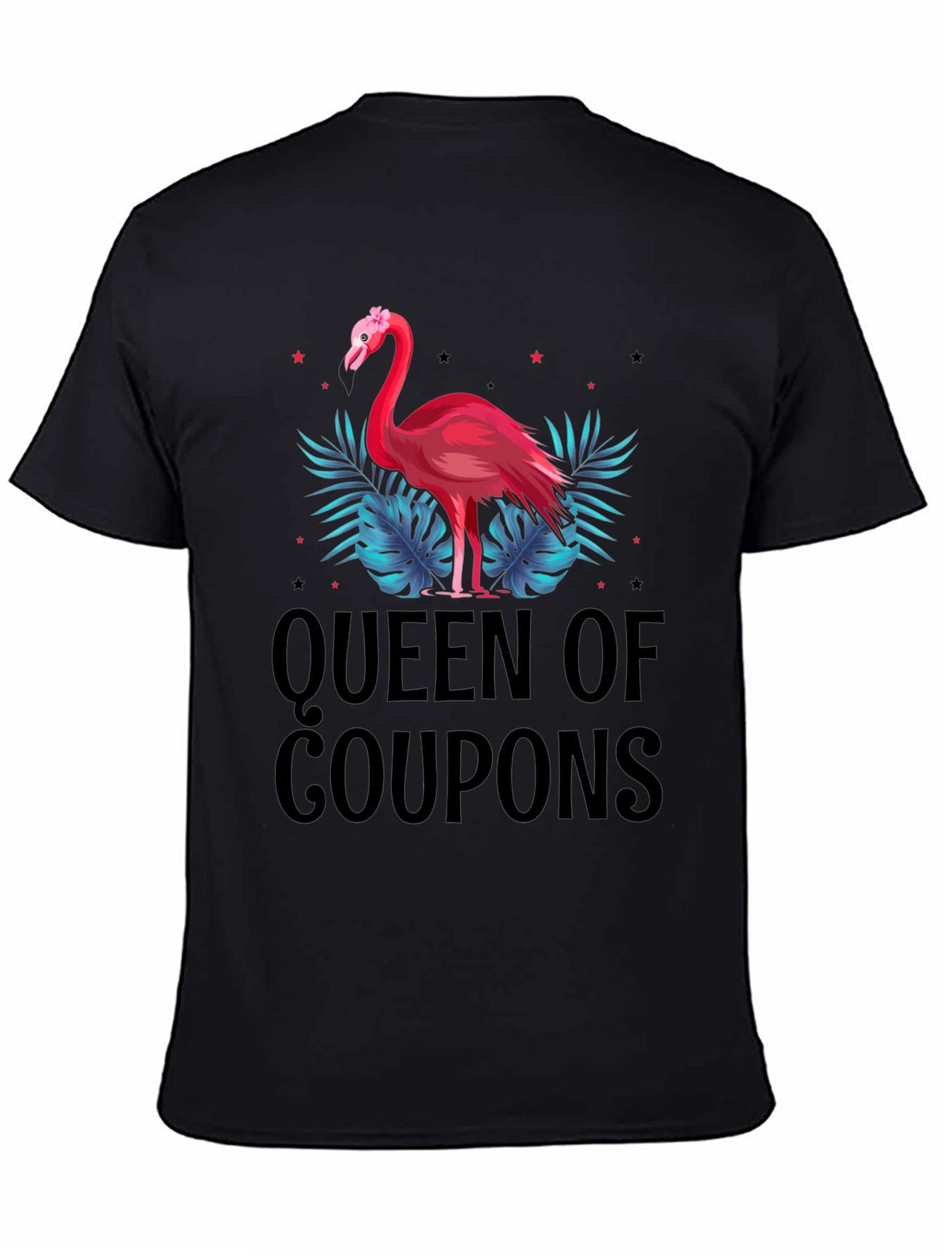 Queen of Coupons Flamingo Graphic Tee