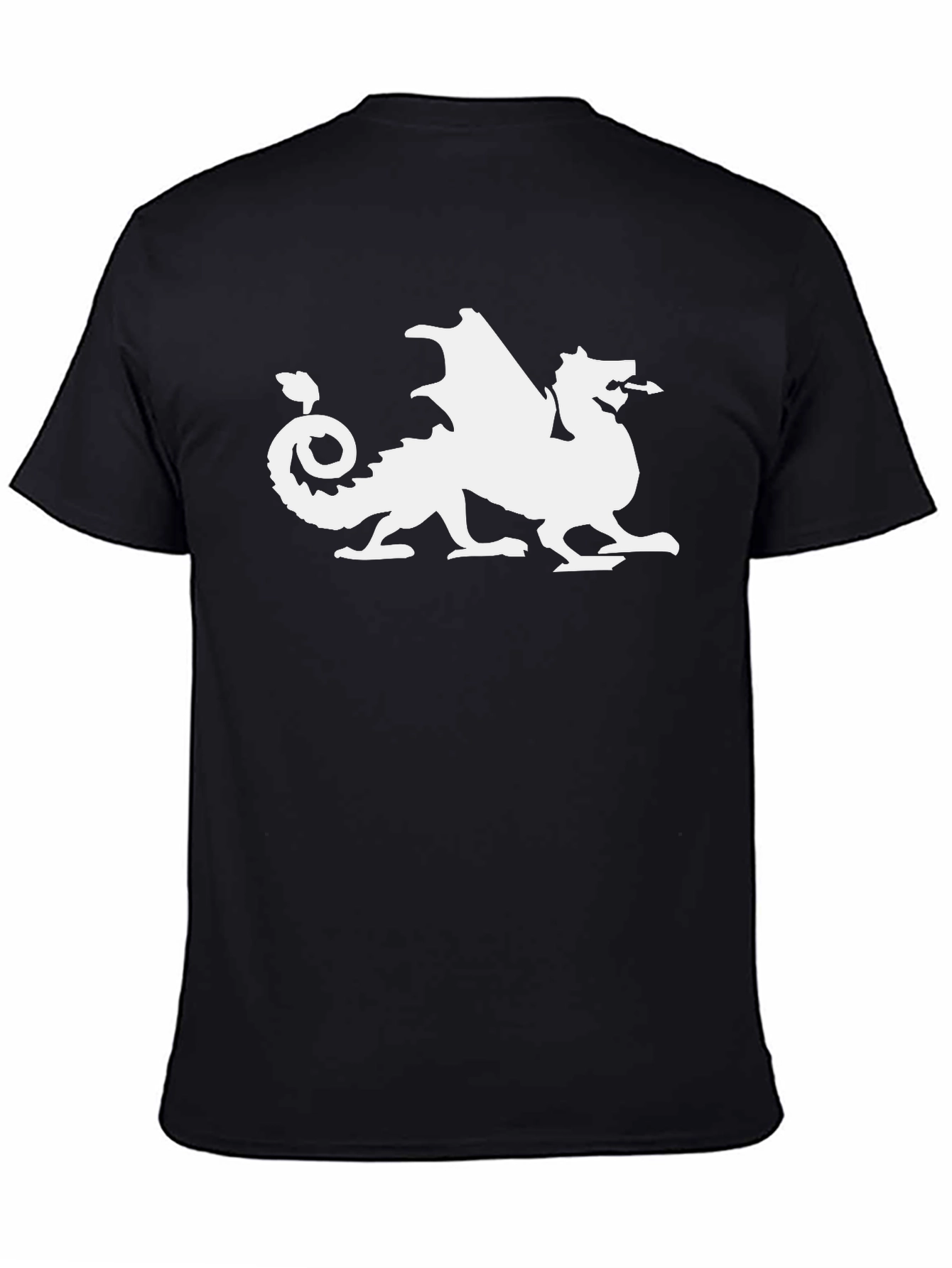 Welsh Dragon Graphic Tee - Black