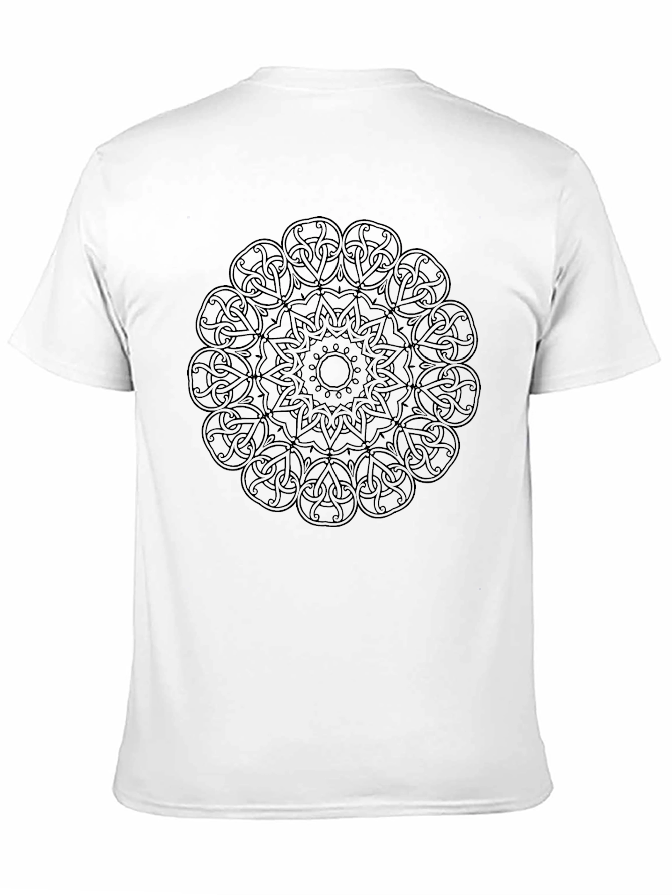 Celtic Knot Mandala Black T-Shirt - Stylish Graphic Tee