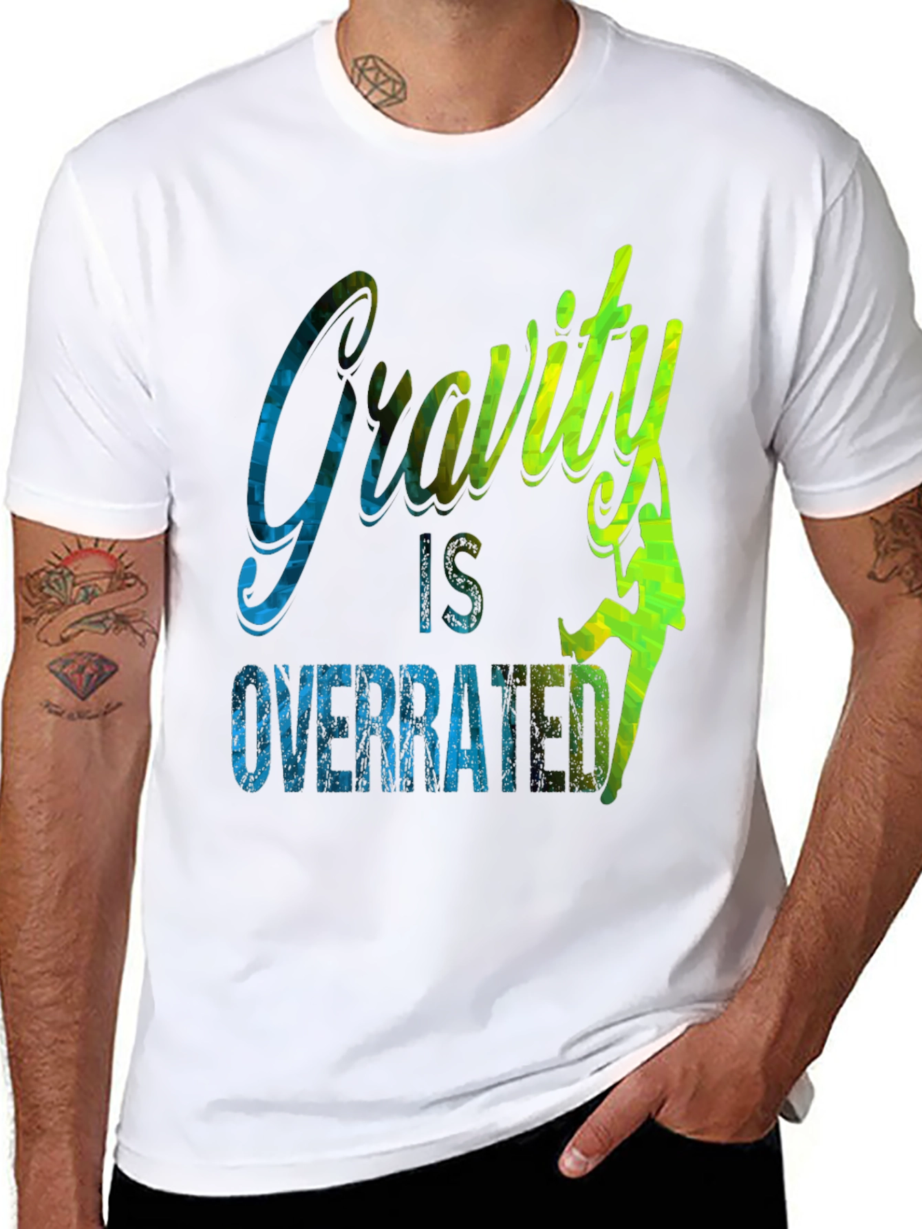 Gravity is Overrated Climbing T-Shirt