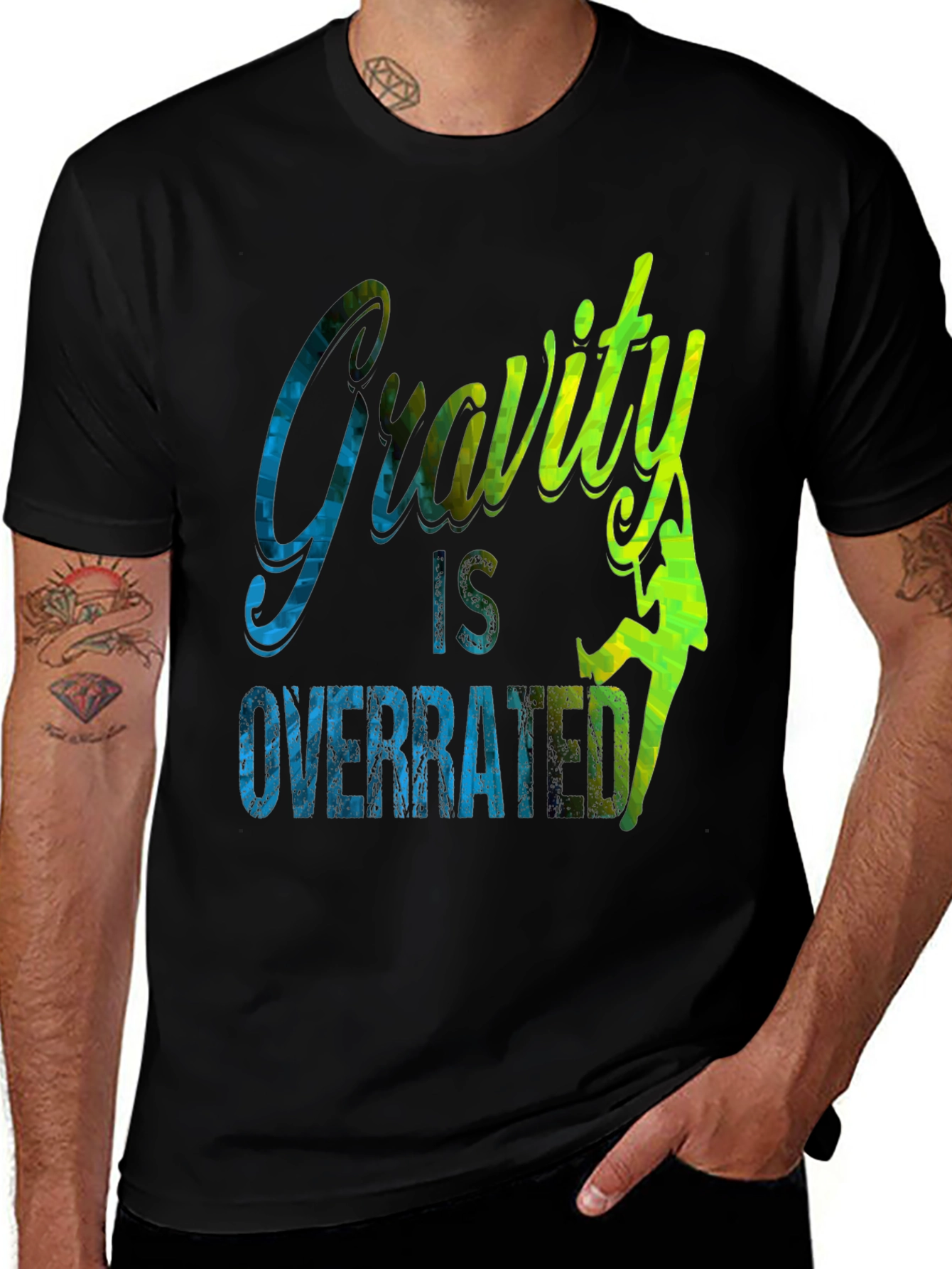 Gravity is Overrated Climbing T-Shirt
