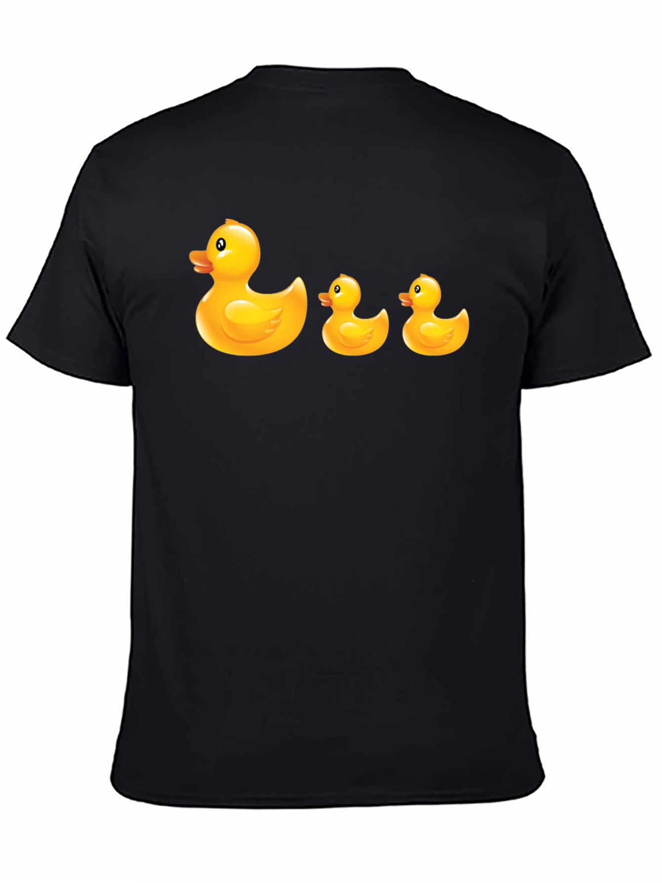 Rubber Duck T-Shirt - Quirky Black Cotton Tee