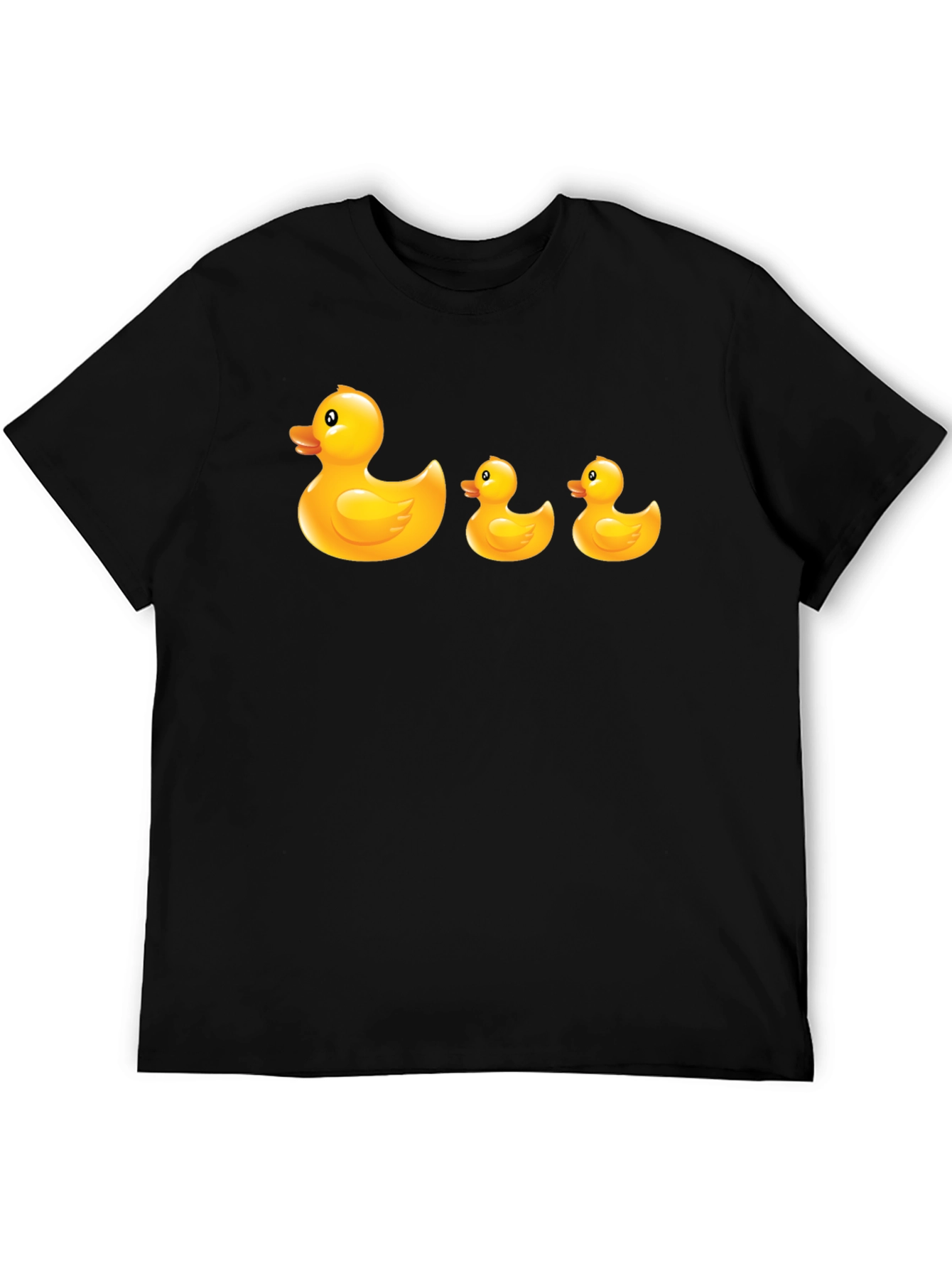Rubber Duck T-Shirt - Quirky Black Cotton Tee