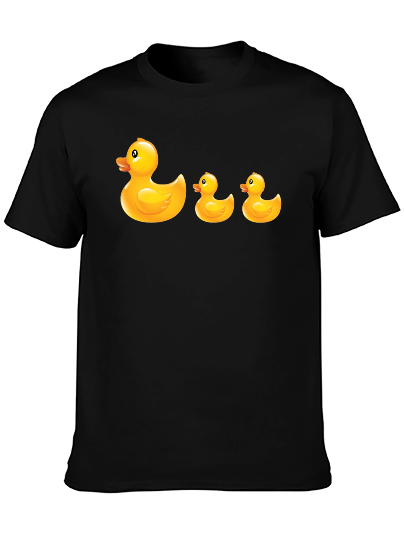 Rubber Duck T-Shirt - Quirky Black Cotton Tee