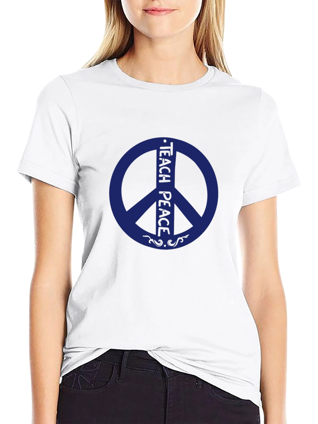 Teach Peace T-Shirt - Black