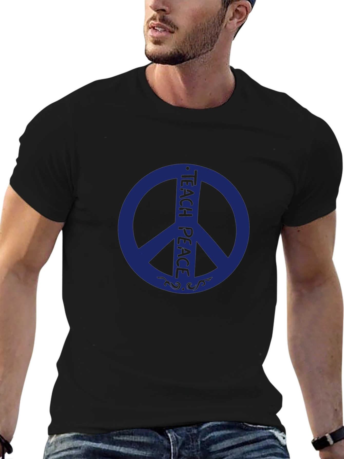 Teach Peace T-Shirt - Black