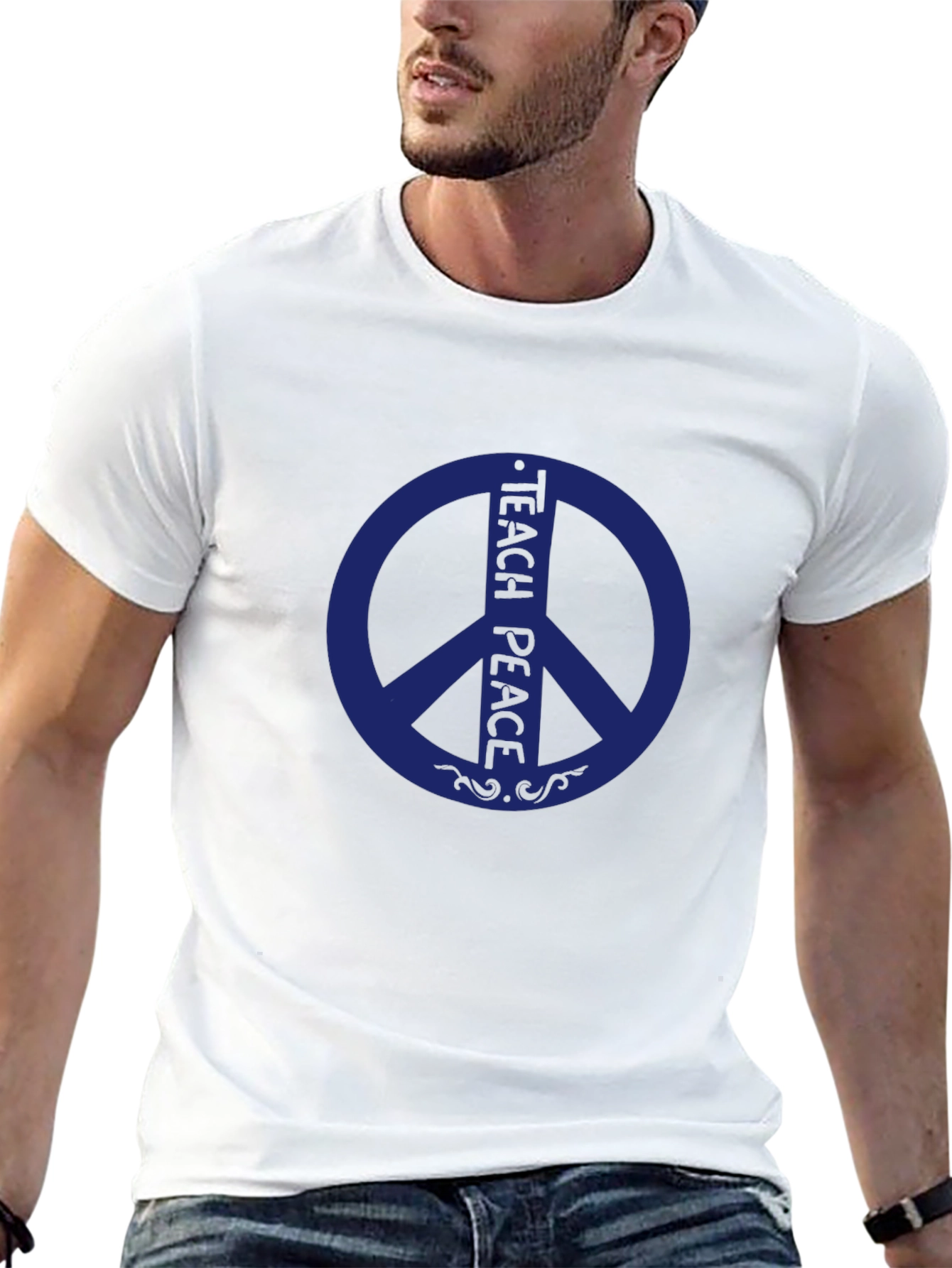 Teach Peace T-Shirt - Black