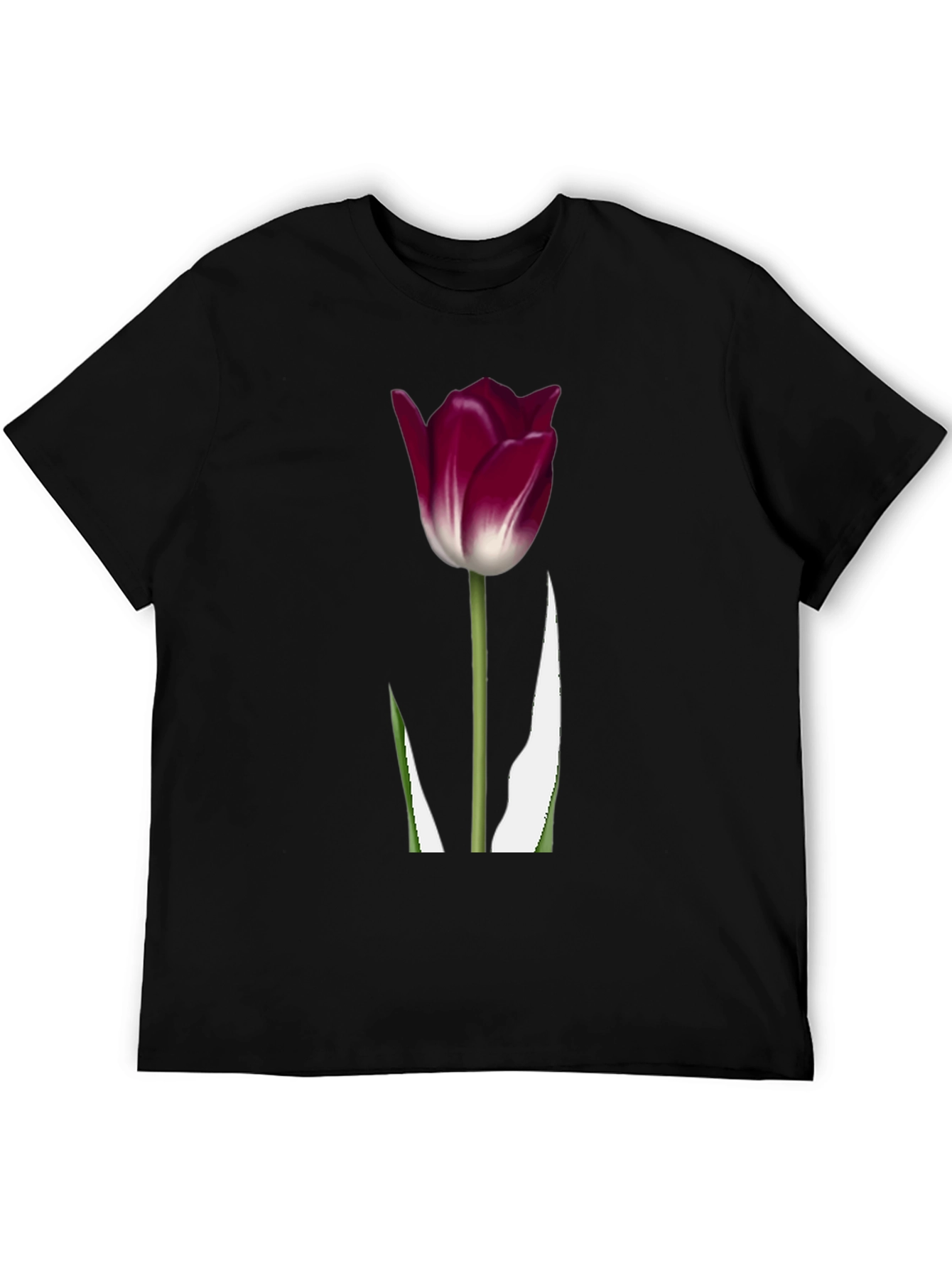 Tulip Graphic Tee - Stylish Floral Design
