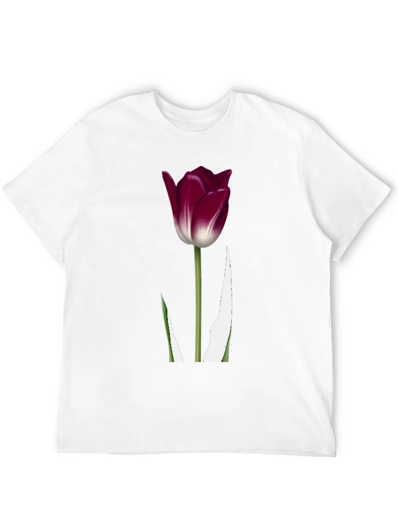 Tulip Graphic Tee - Stylish Floral Design