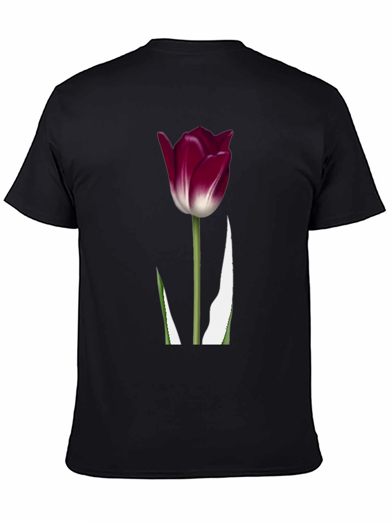 Tulip Graphic Tee - Stylish Floral Design