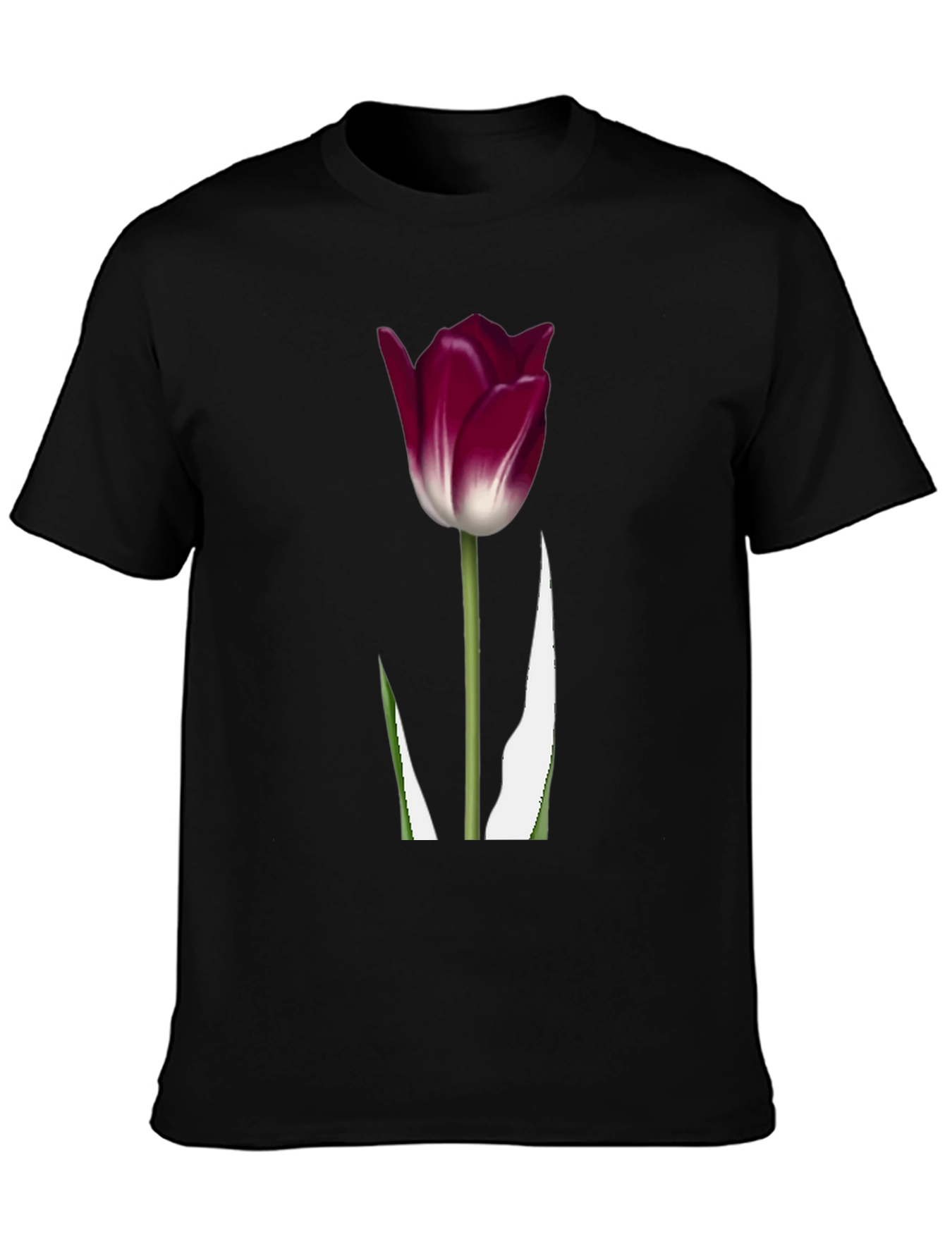 Tulip Graphic Tee - Stylish Floral Design
