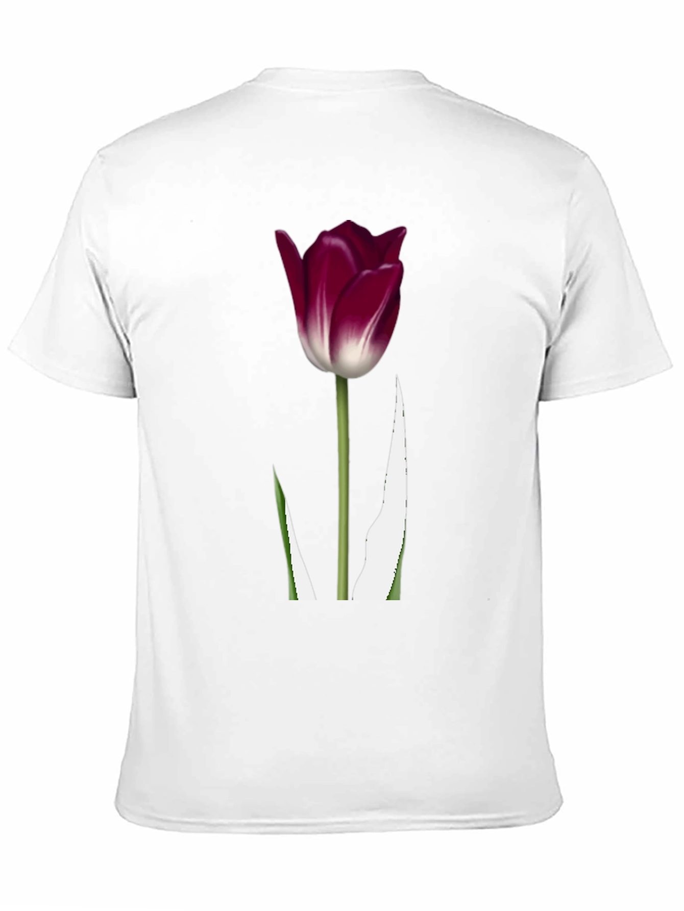 Tulip Graphic Tee - Stylish Floral Design
