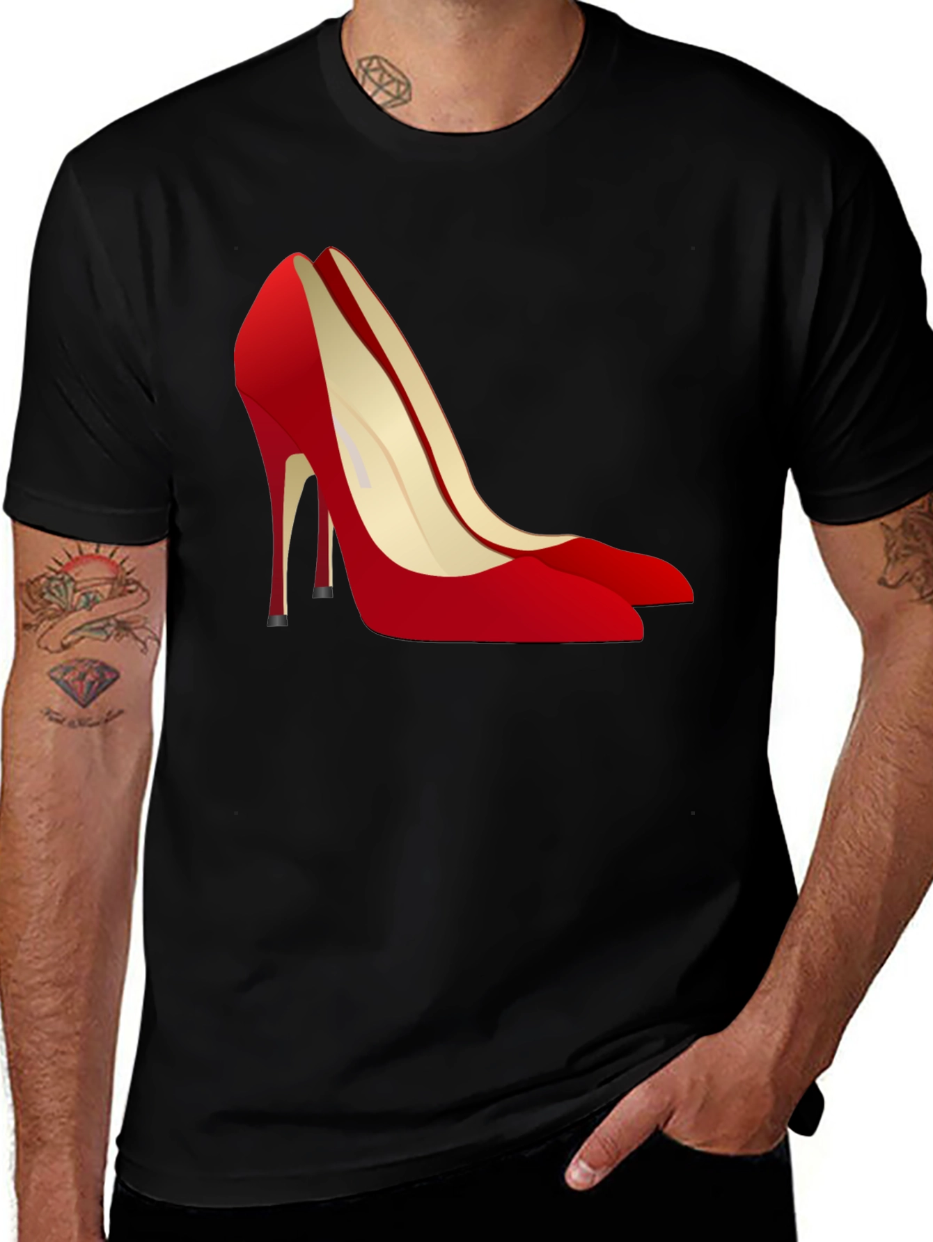 Red High Heel Graphic Tee
