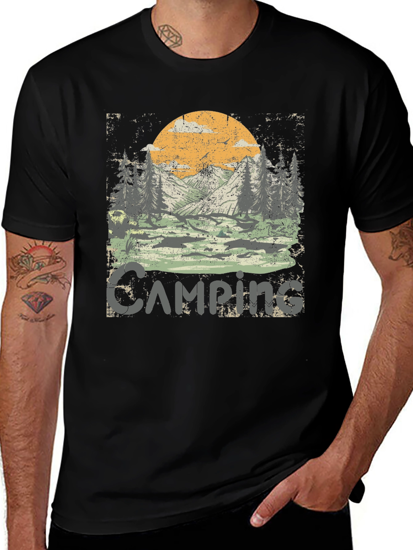 Camping Adventure Graphic Tee