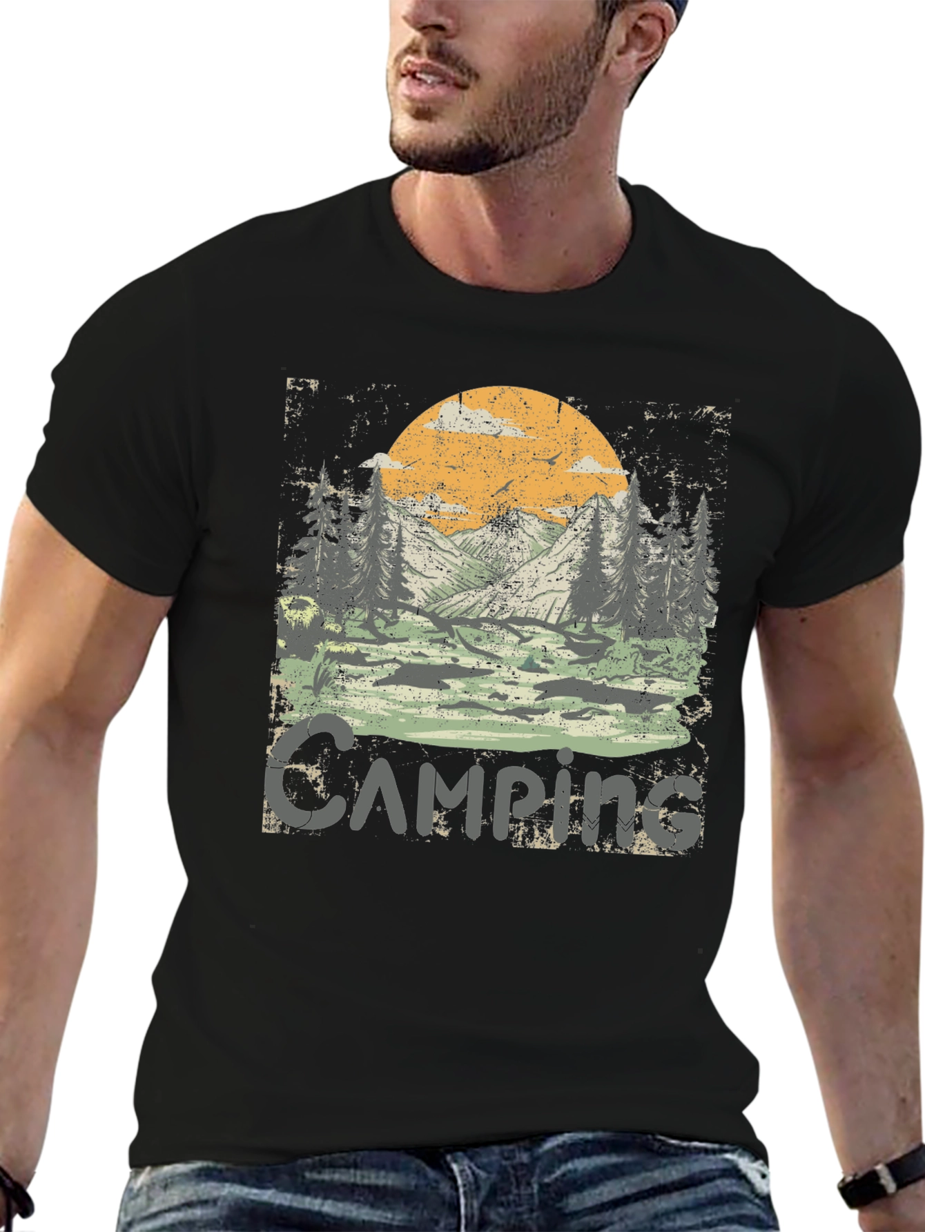 Camping Adventure Graphic Tee