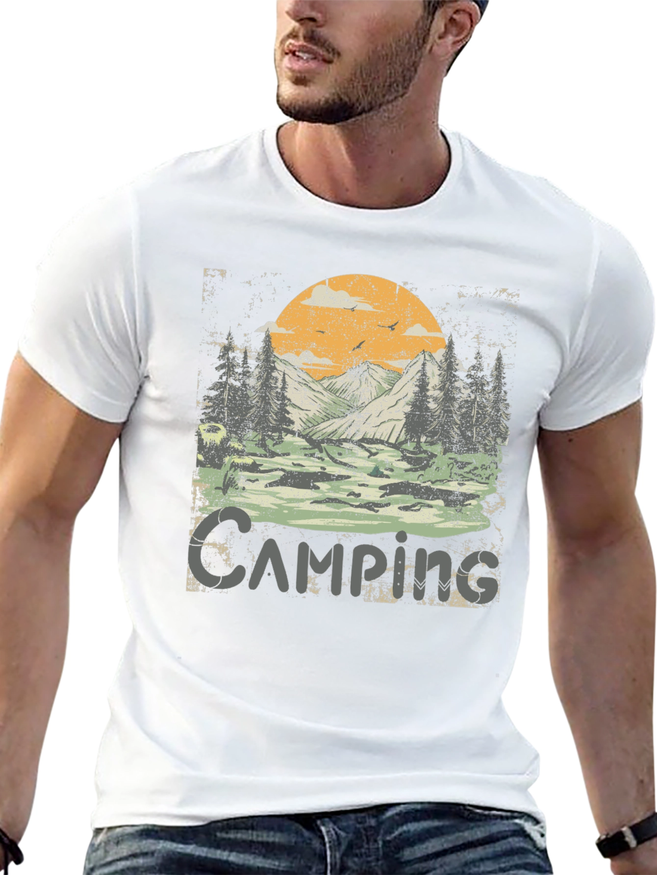 Camping Adventure Graphic Tee