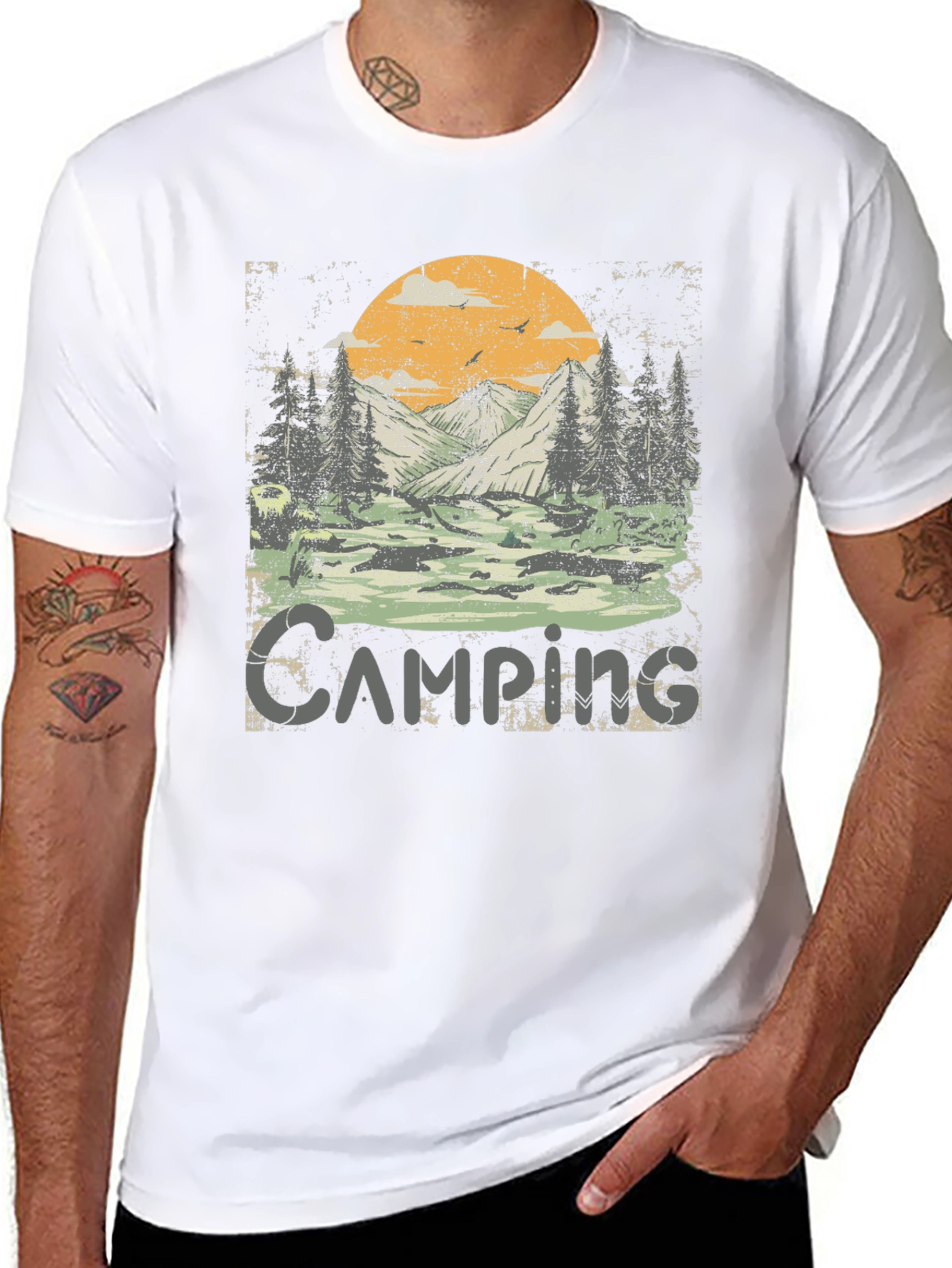 Camping Adventure Graphic Tee