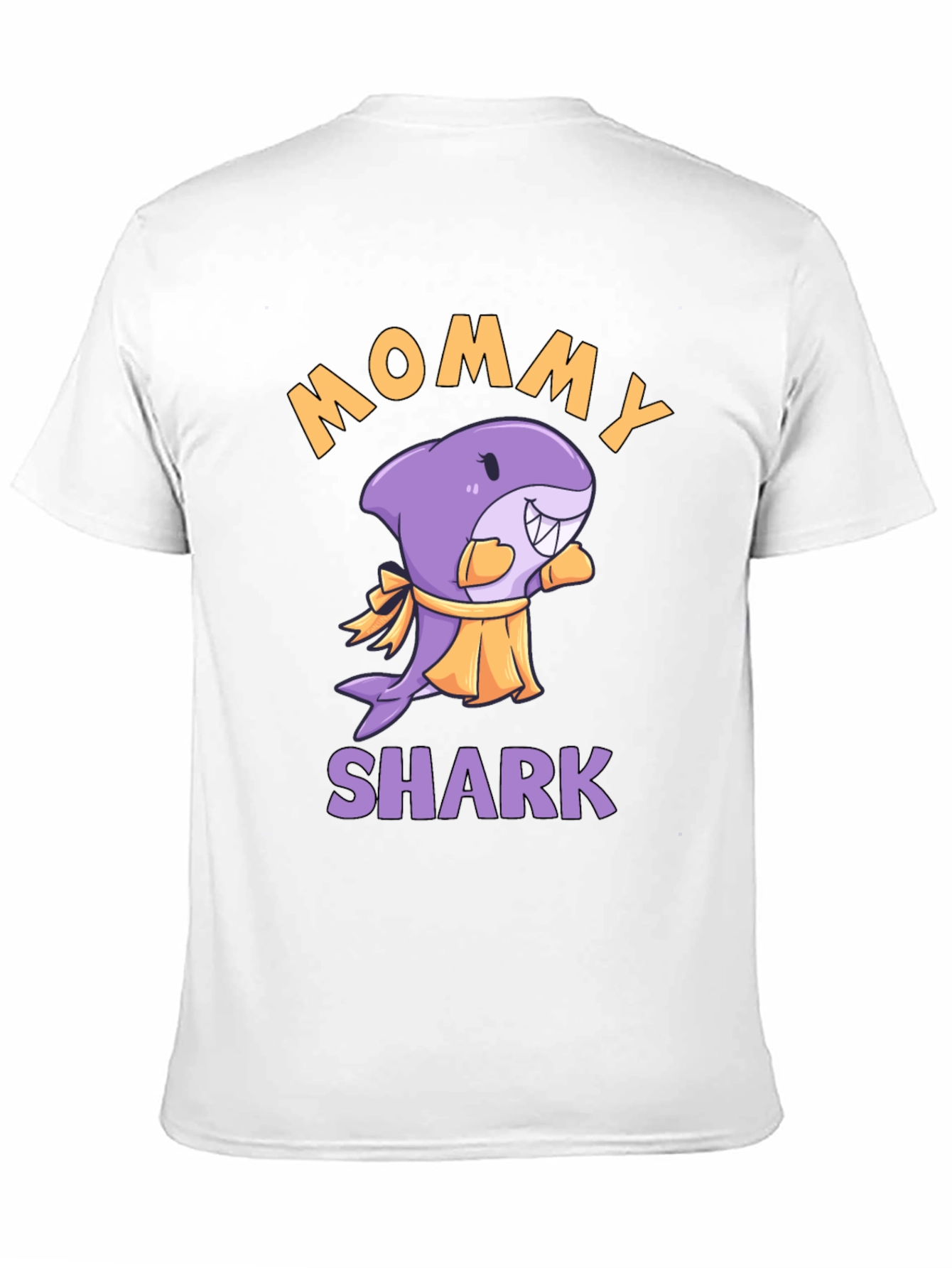 Mommy Shark Graphic T-Shirt - Novelty Cartoon Tee