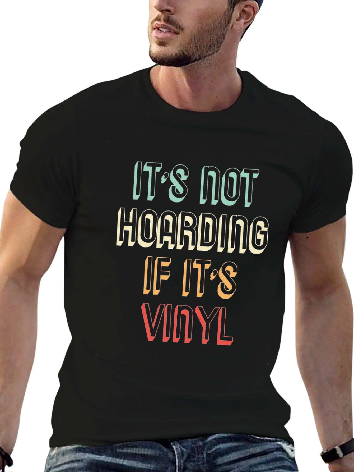 Its Not Hoarding If Its Vinyl Funny T-Shirt