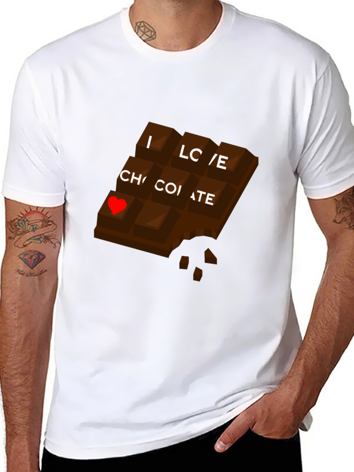 I Love Chocolate T-Shirt - Unisex Design