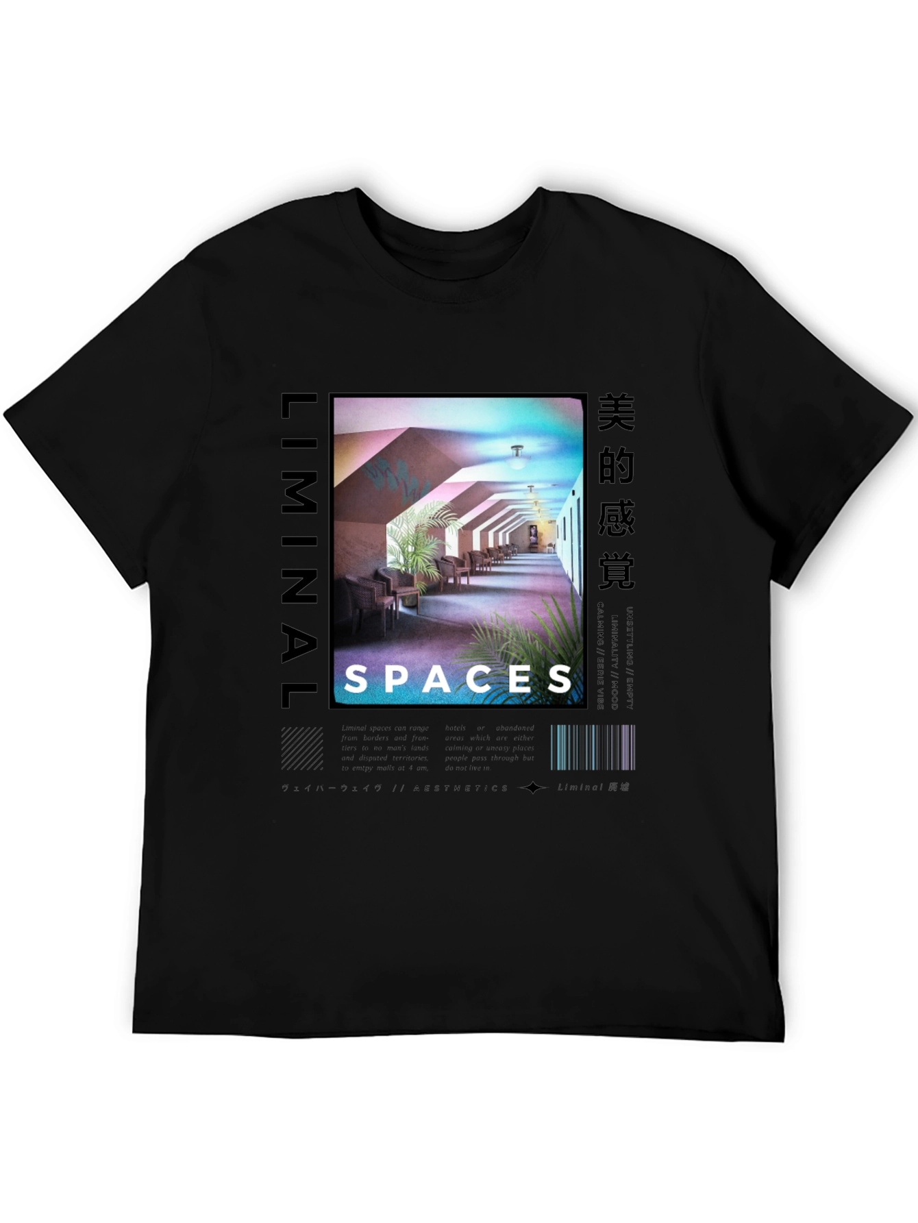Liminal Spaces Graphic Tee - Retro Aesthetic T-Shirt