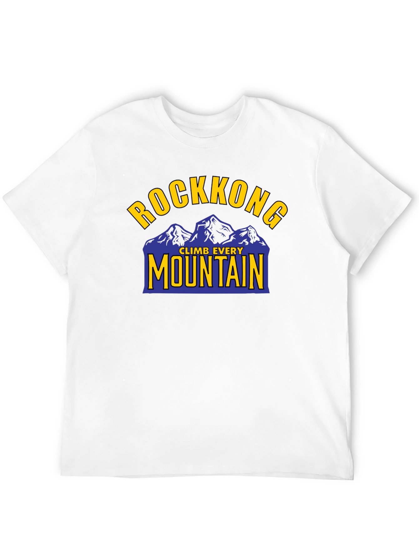 Rockkong Climb Every Mountain T-Shirt - Black