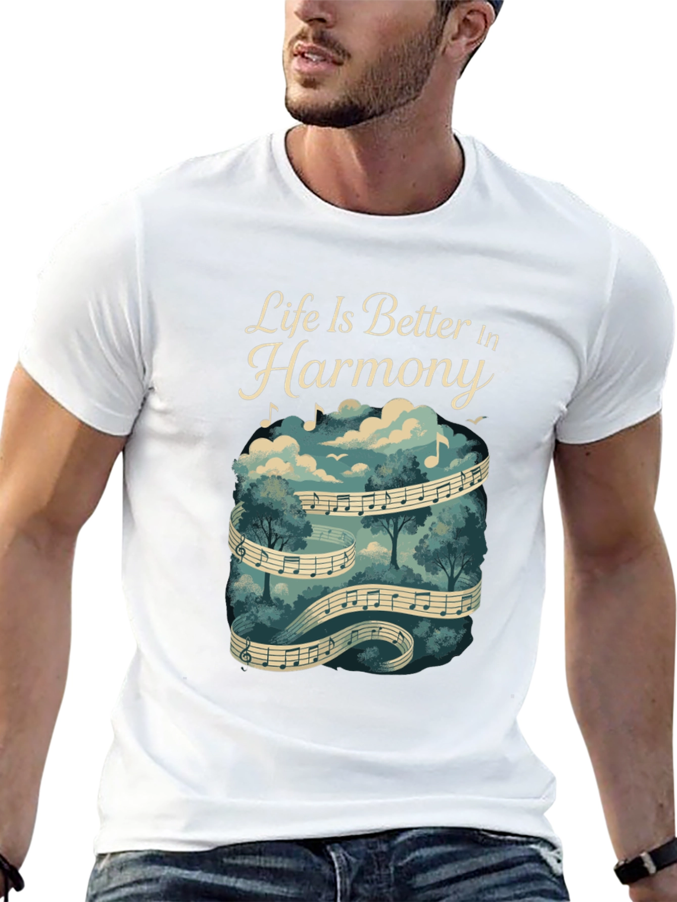 Life is Better in Harmony Graphic T-Shirt