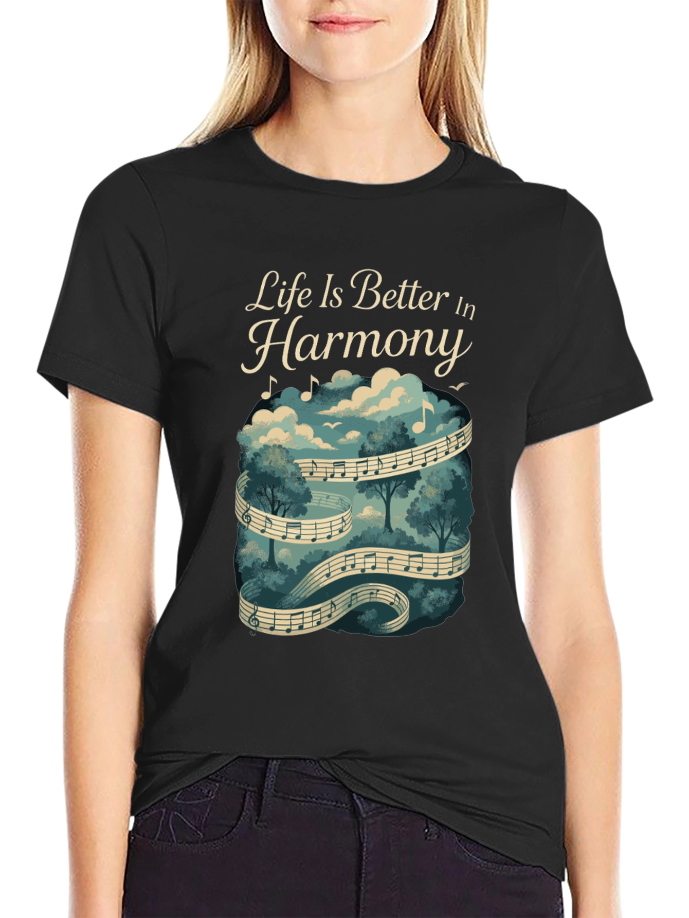 Life is Better in Harmony Graphic T-Shirt